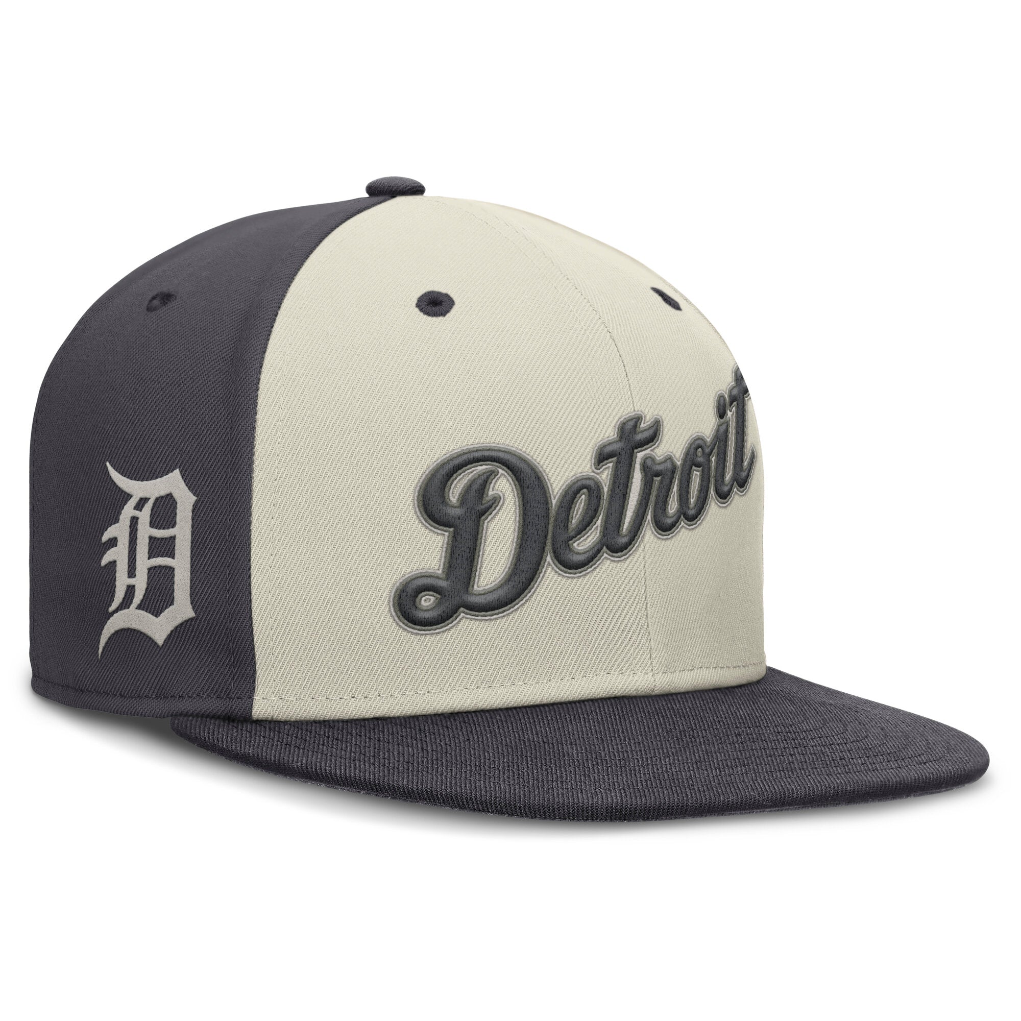Men's Nike  Cream Detroit Tigers Dri-FIT True Fitted Hat