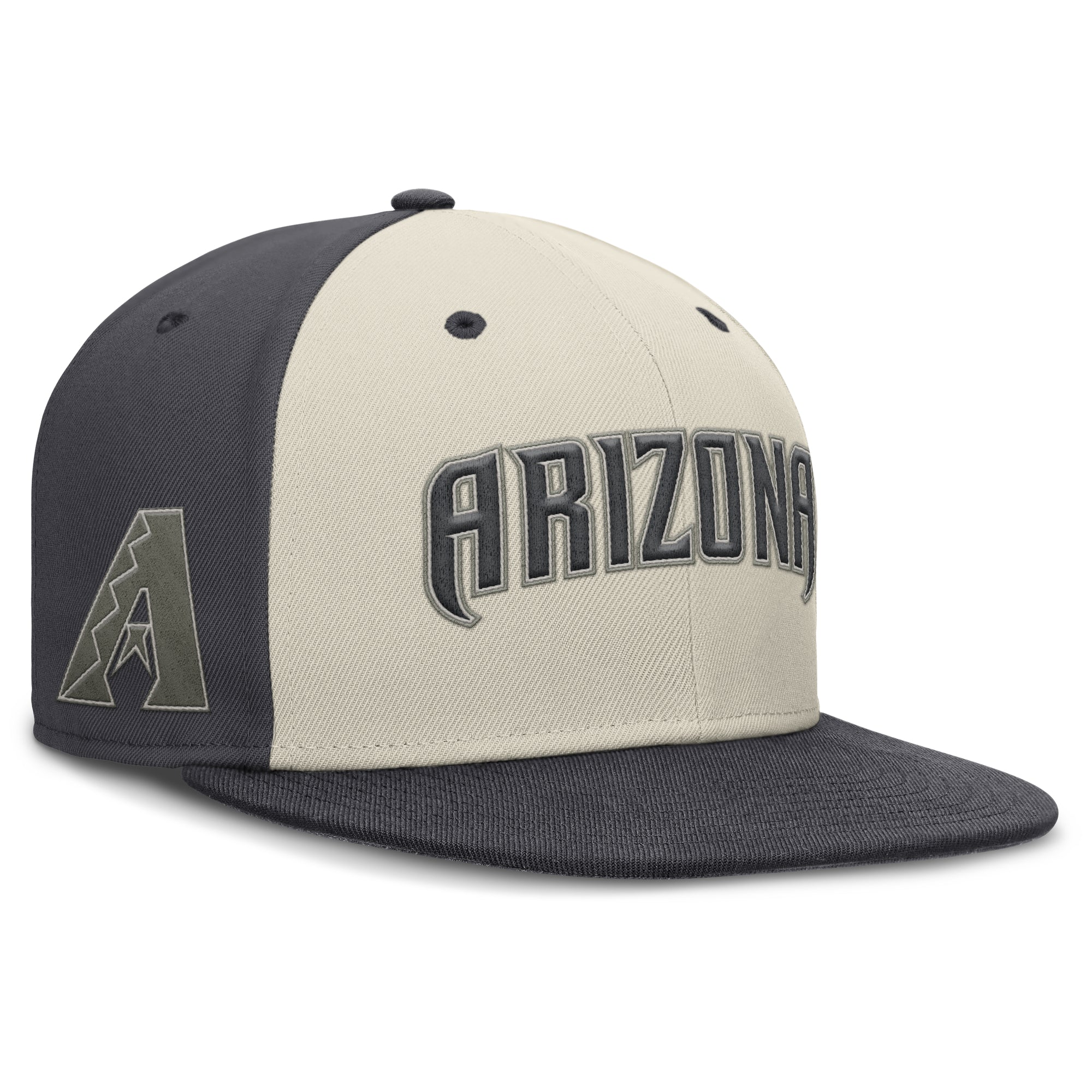 Men's Nike  Cream Arizona Diamondbacks Dri-FIT True Fitted Hat