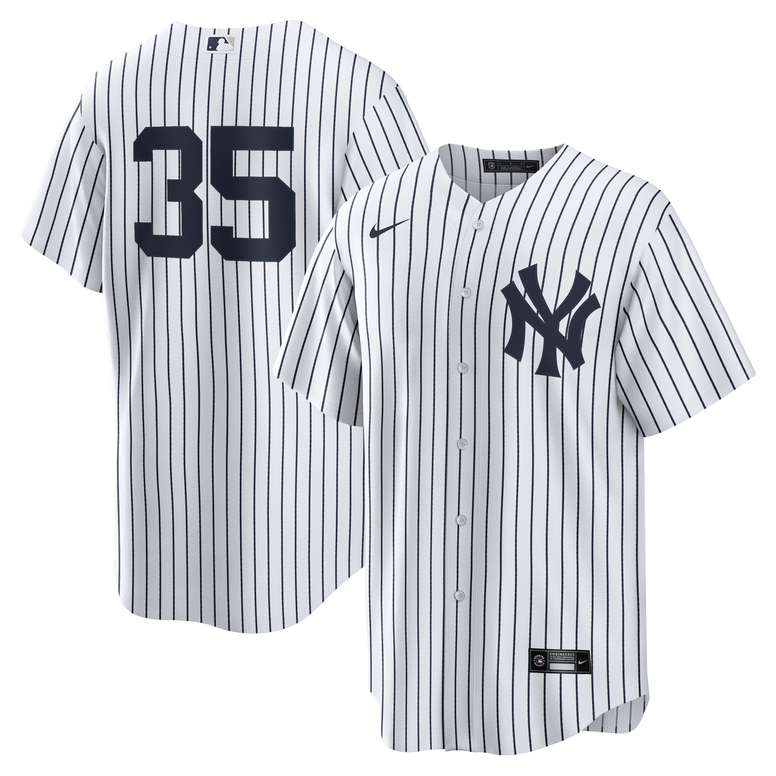Men's Nike Cody Bellinger White New York Yankees Home Replica Jersey