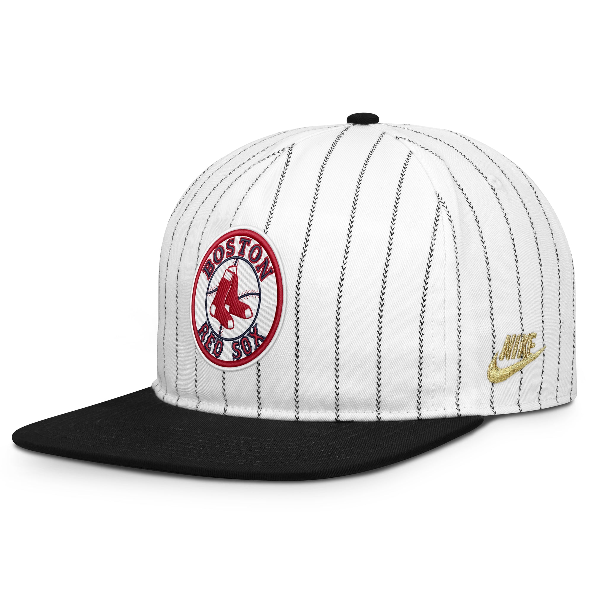 Men's Nike White/Black Boston Red Sox Cooperstown Collection Pro Adjustable Hat
