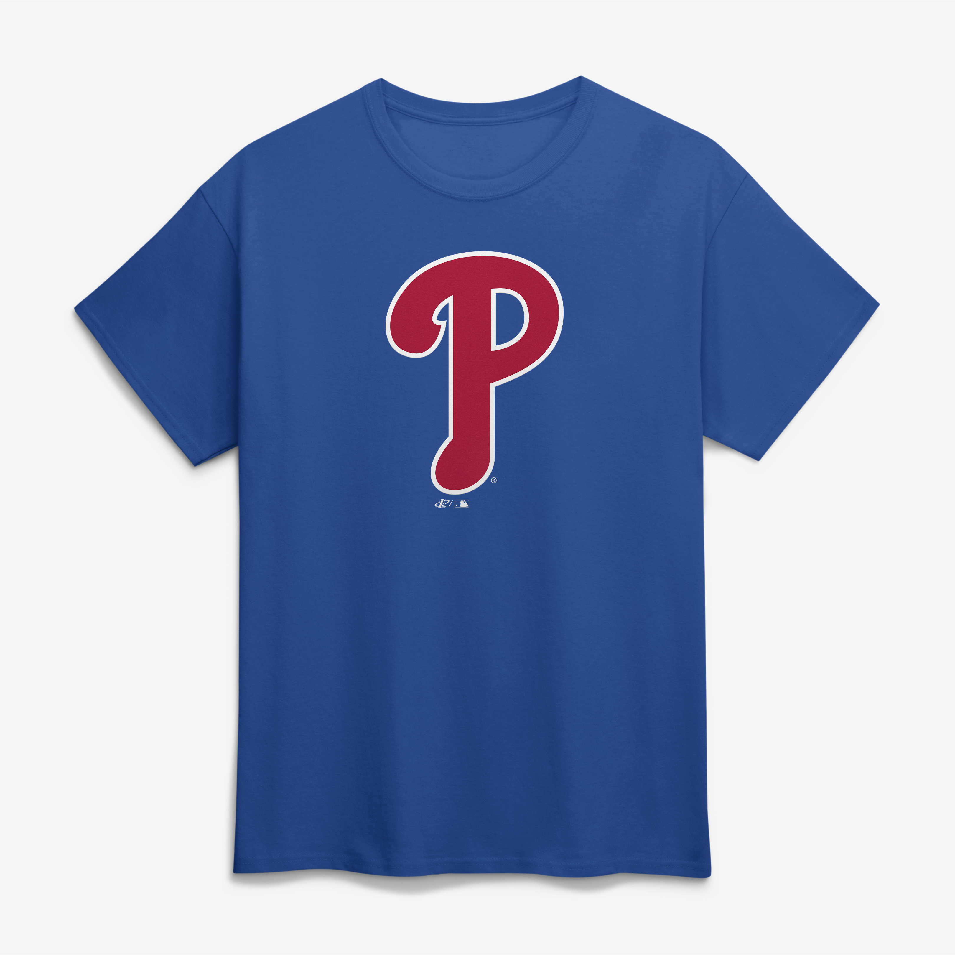Men's Logo Athletic Royal Philadelphia Phillies Official Logo T-Shirt