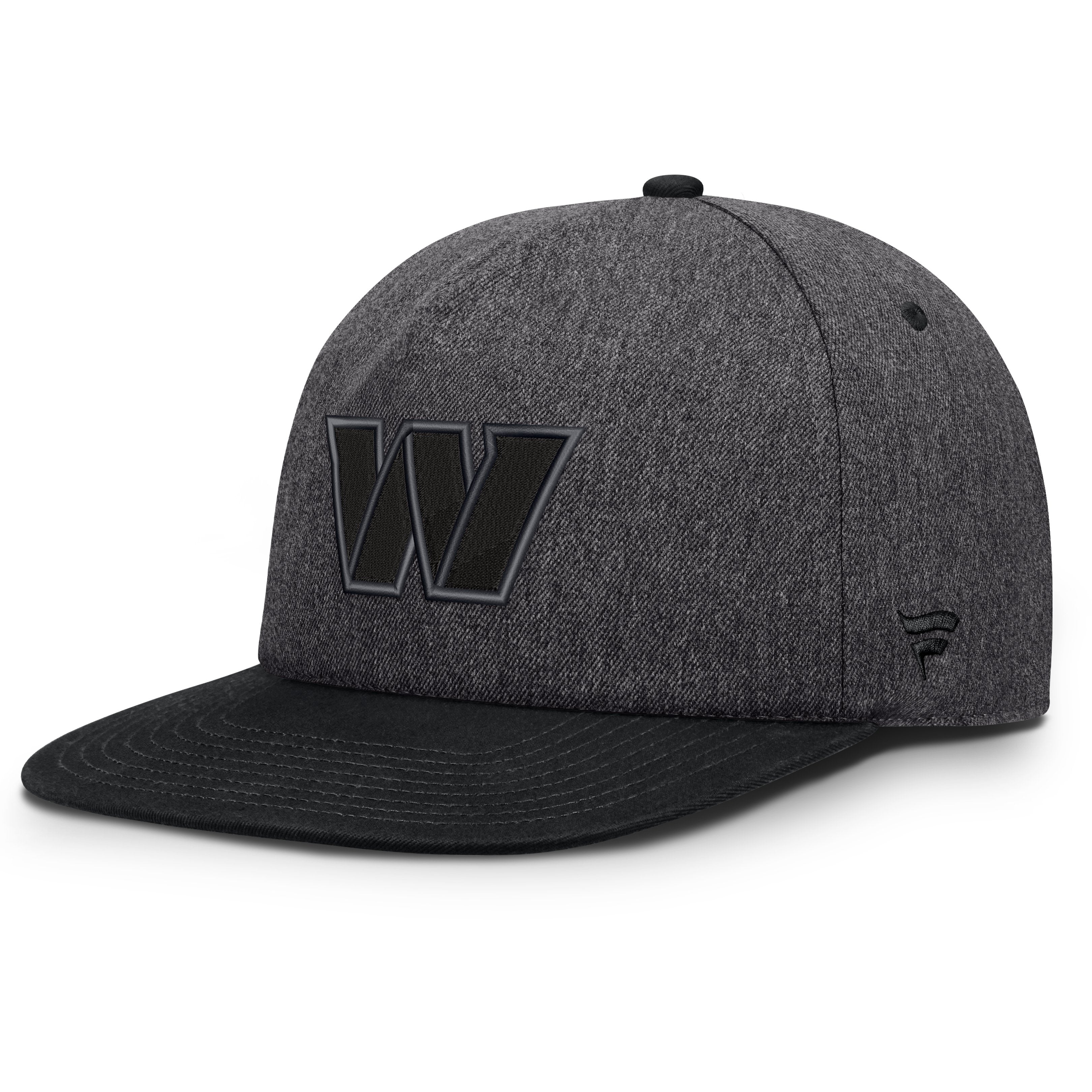 Men's Fanatics Heather Gray/Charcoal Washington Commanders Clear Away Golfer Adjustable Hat