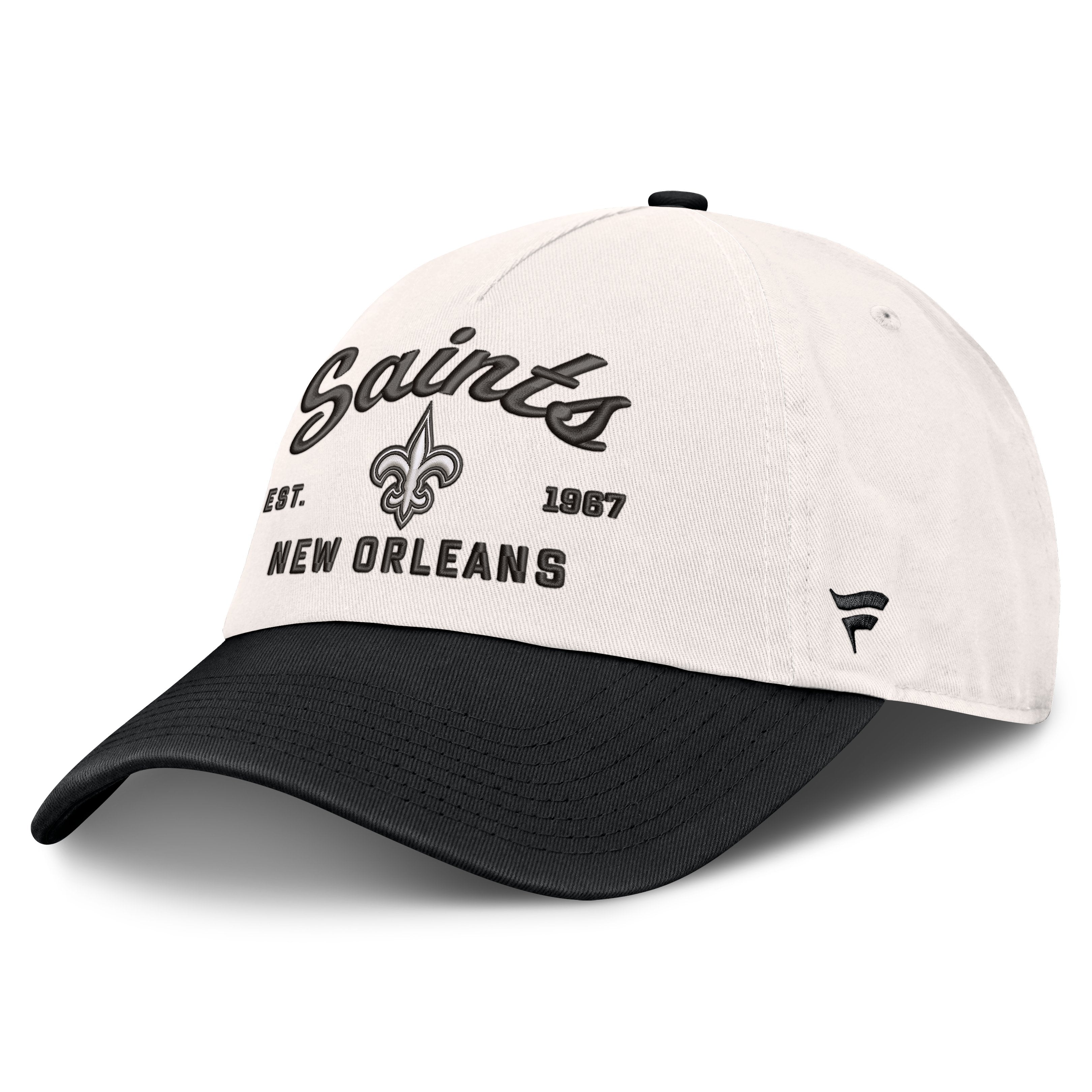 Women's Fanatics  Cream New Orleans Saints Manifest Adjustable Hat