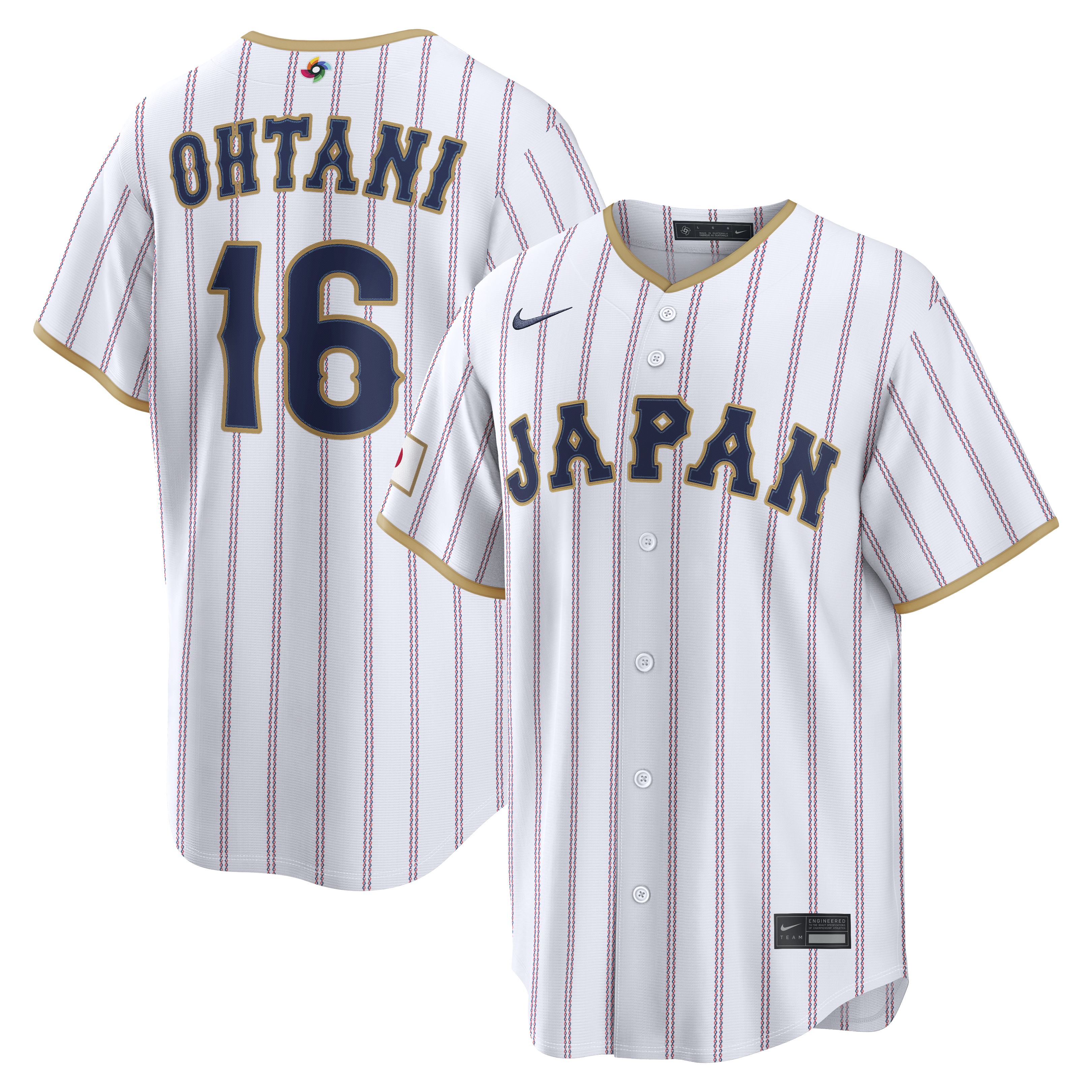 Men's Nike Shohei Ohtani White Japan Baseball 2026 World Baseball Classic Home Stadium Jersey