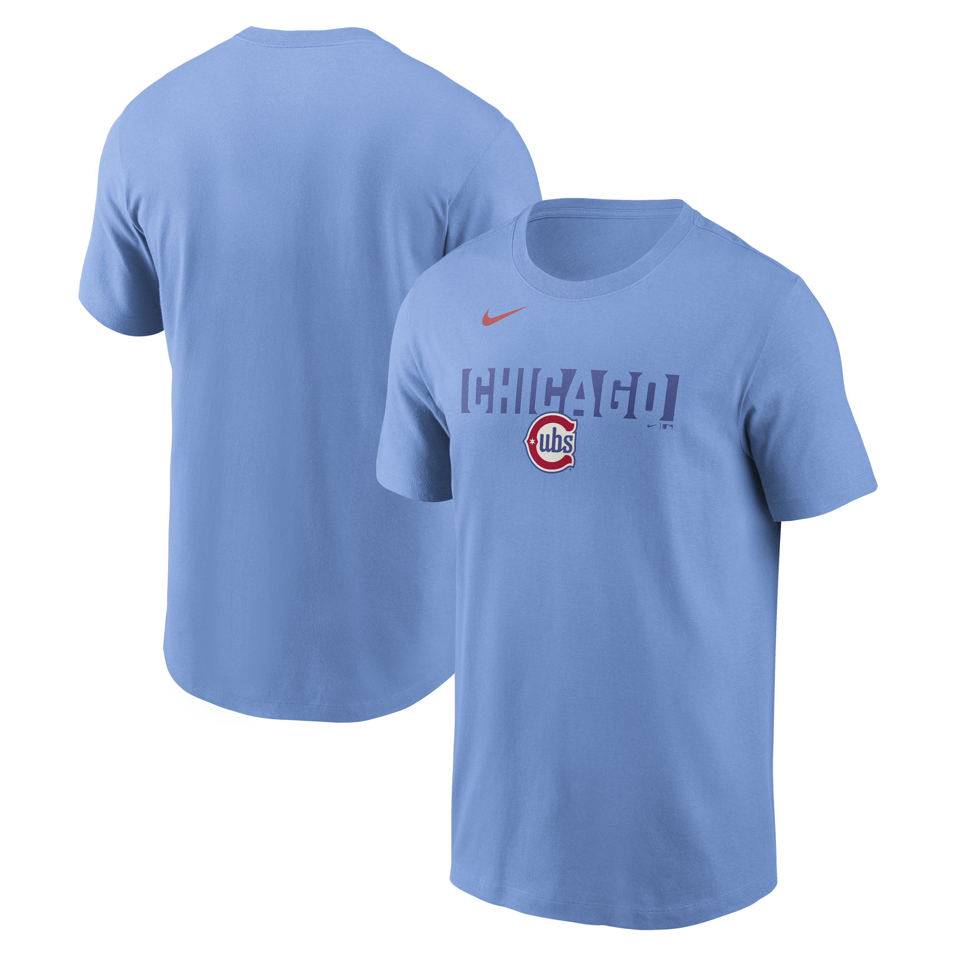 Men's Nike Light Blue Chicago Cubs Alternate T-Shirt