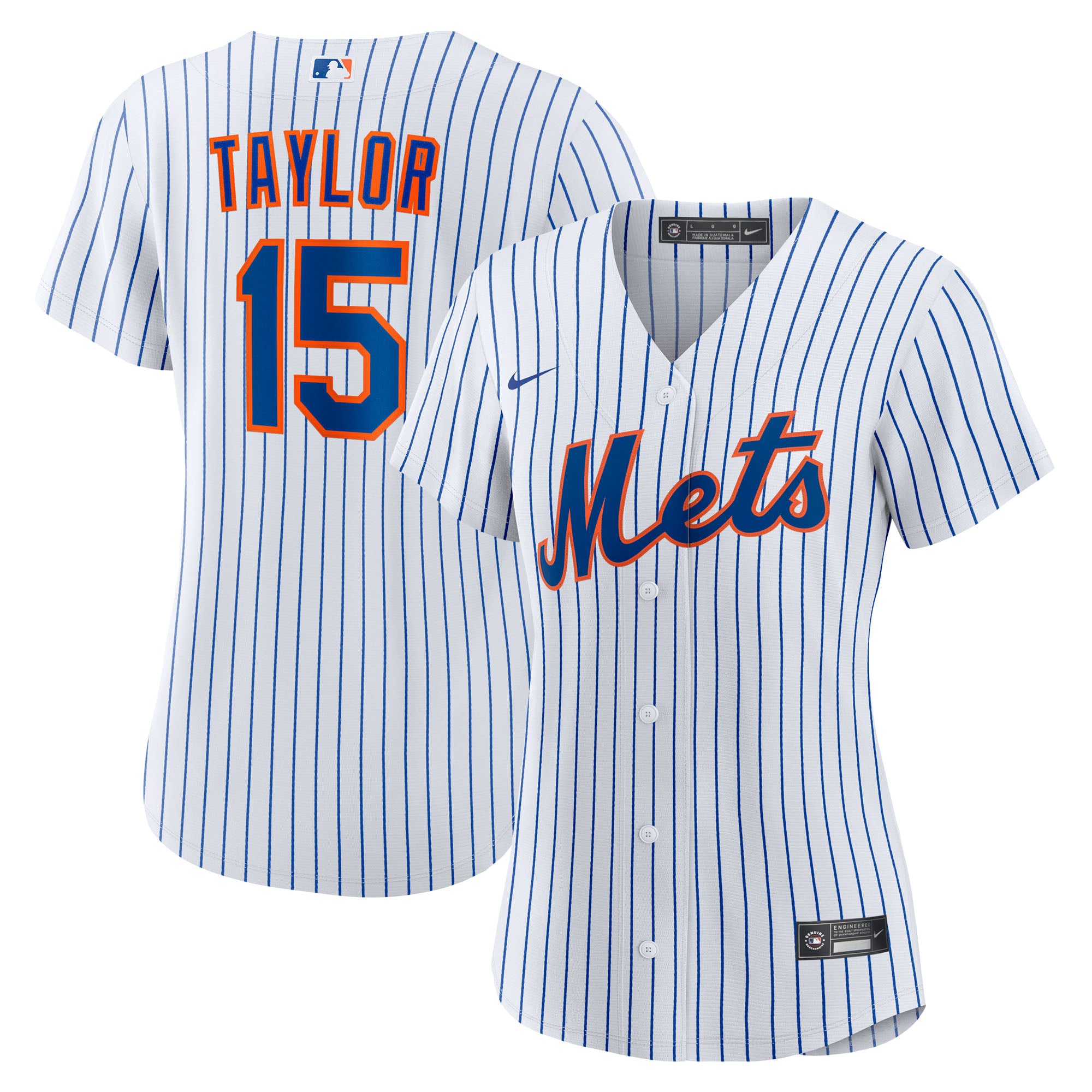 Women's Nike Tyrone Taylor White New York Mets Home Replica Jersey