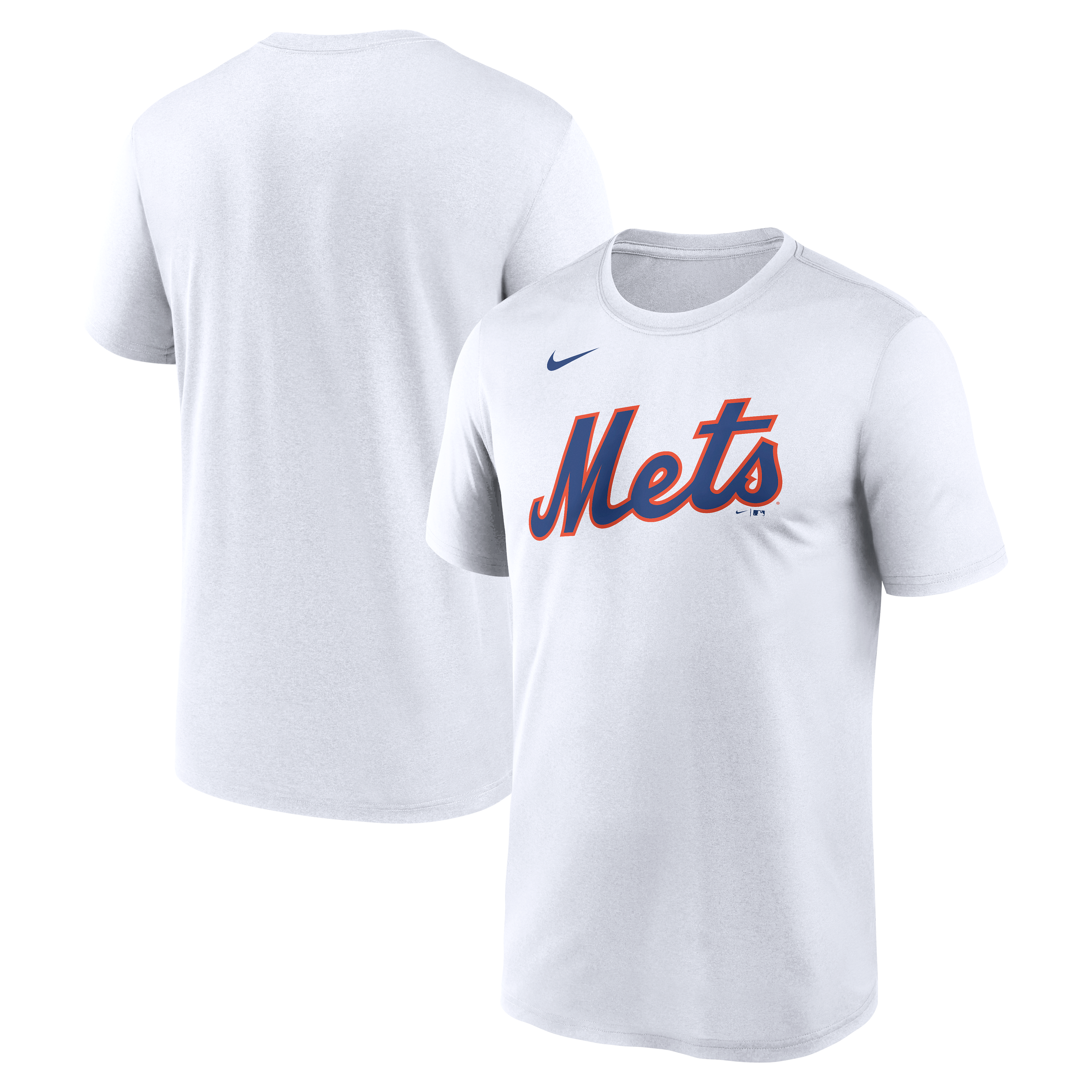 Men's Nike White New York Mets New Legend Wordmark Dri-FIT T-Shirt