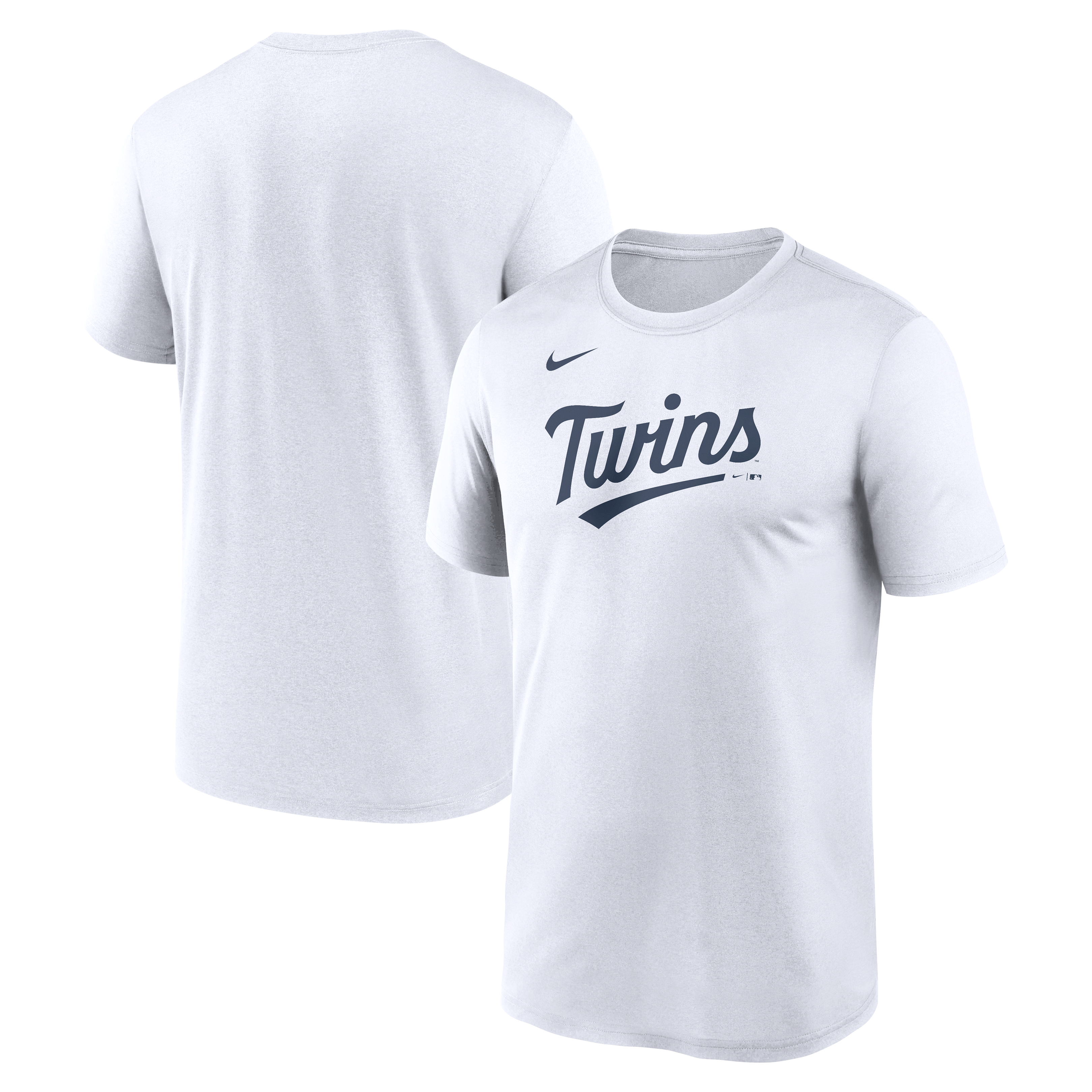 Men's Nike White Minnesota Twins New Legend Wordmark Dri-FIT T-Shirt