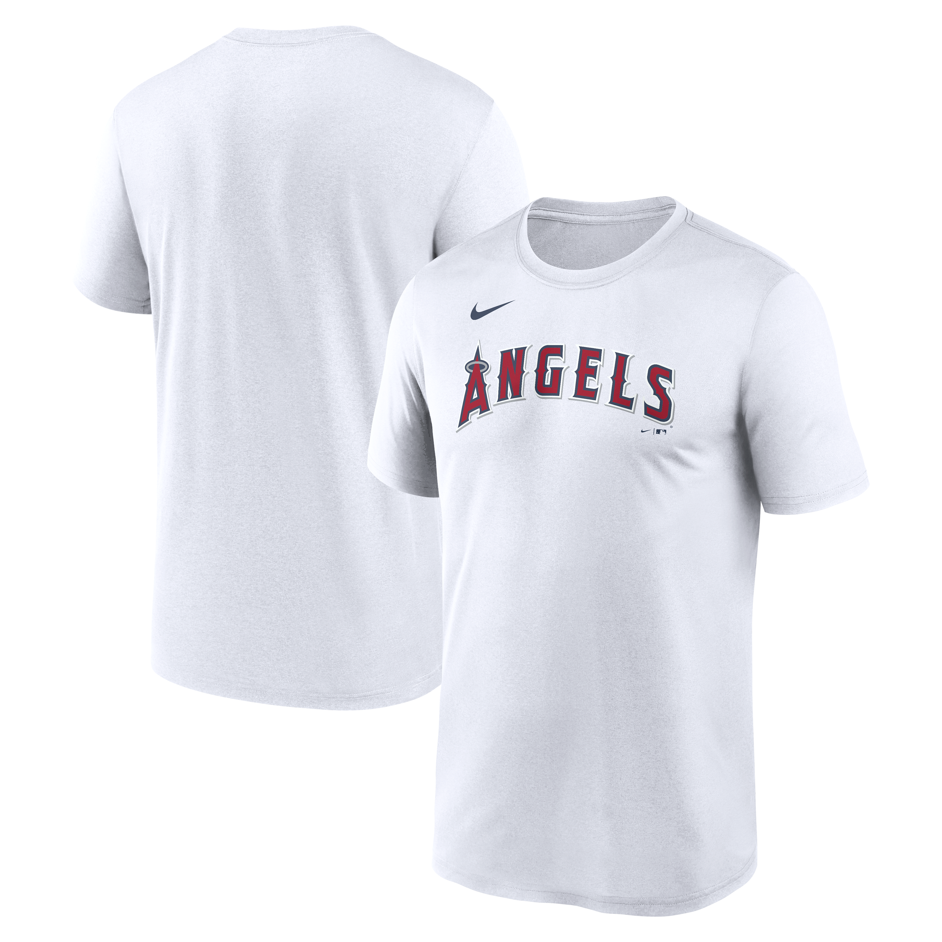 Men's Nike White Los Angeles Angels New Legend Wordmark Dri-FIT T-Shirt