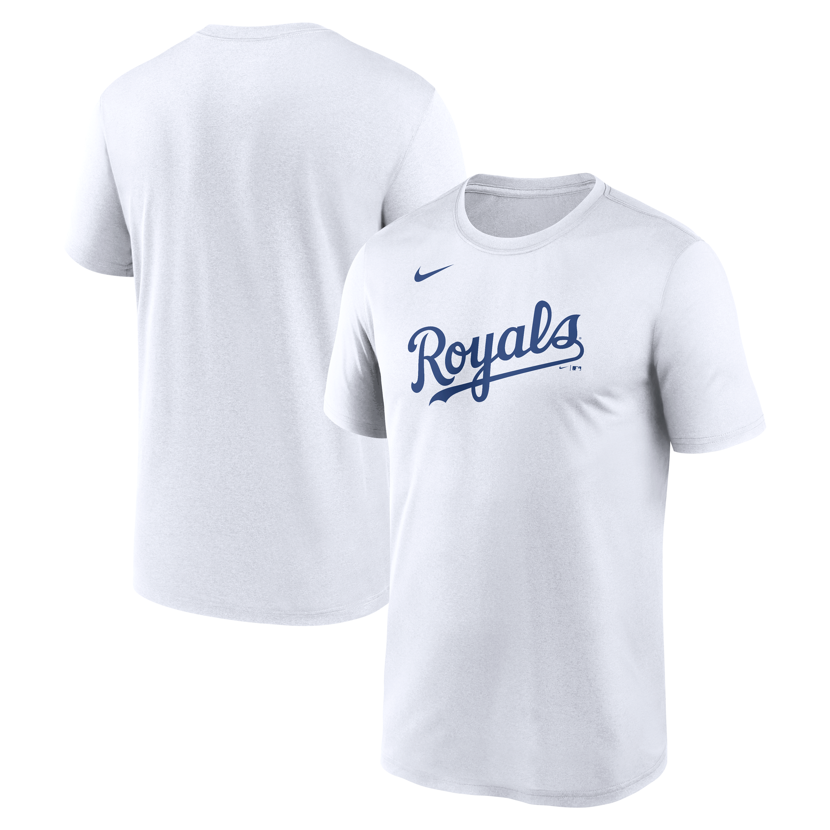 Men's Nike White Kansas City Royals New Legend Wordmark Dri-FIT T-Shirt