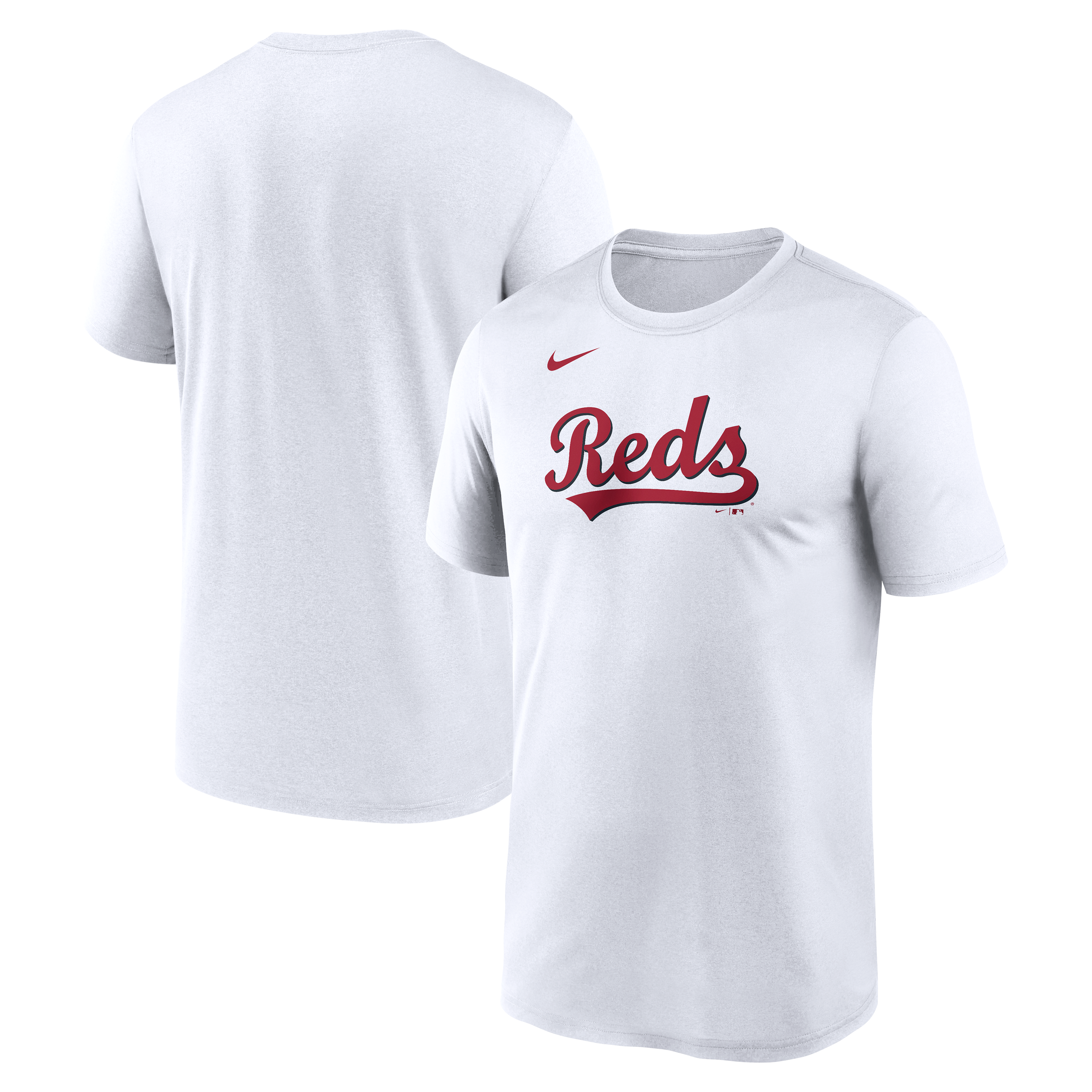 Men's Nike White Cincinnati Reds New Legend Wordmark Dri-FIT T-Shirt