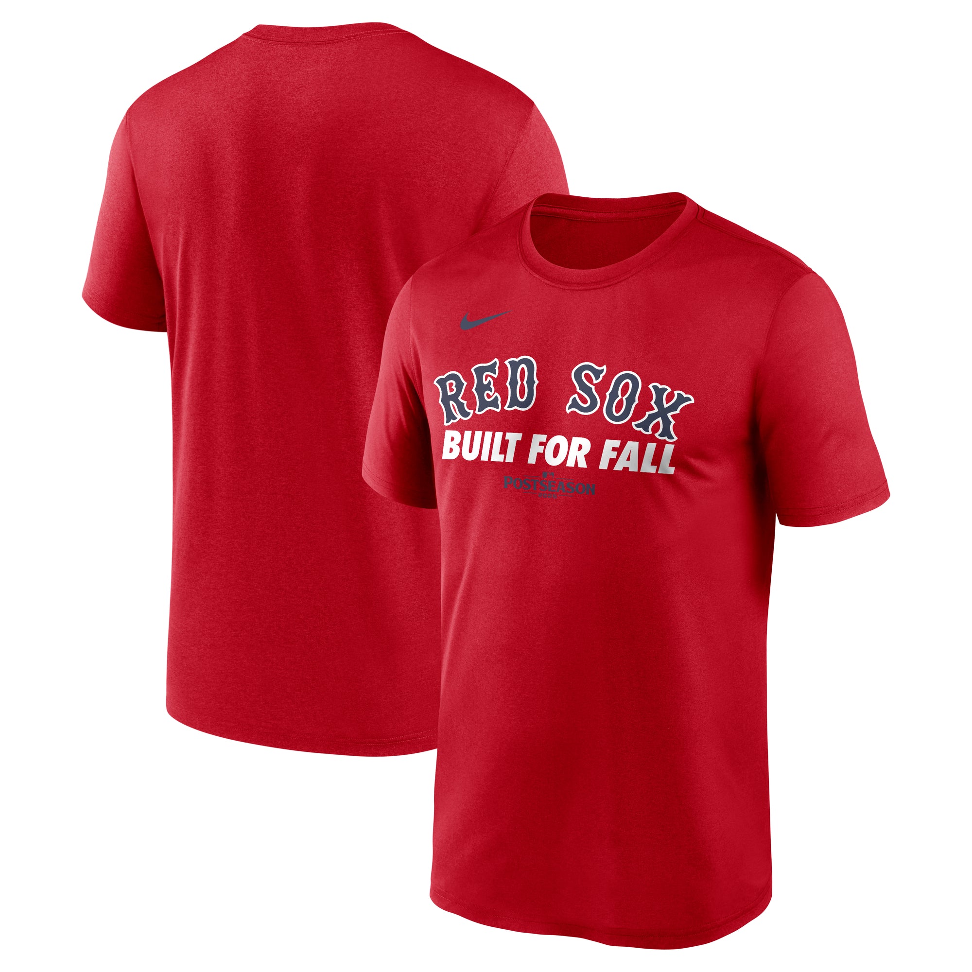 Men's Nike Red Boston Red Sox 2025 MLB Postseason Authentic Collection Legend Dri-FIT T-Shirt