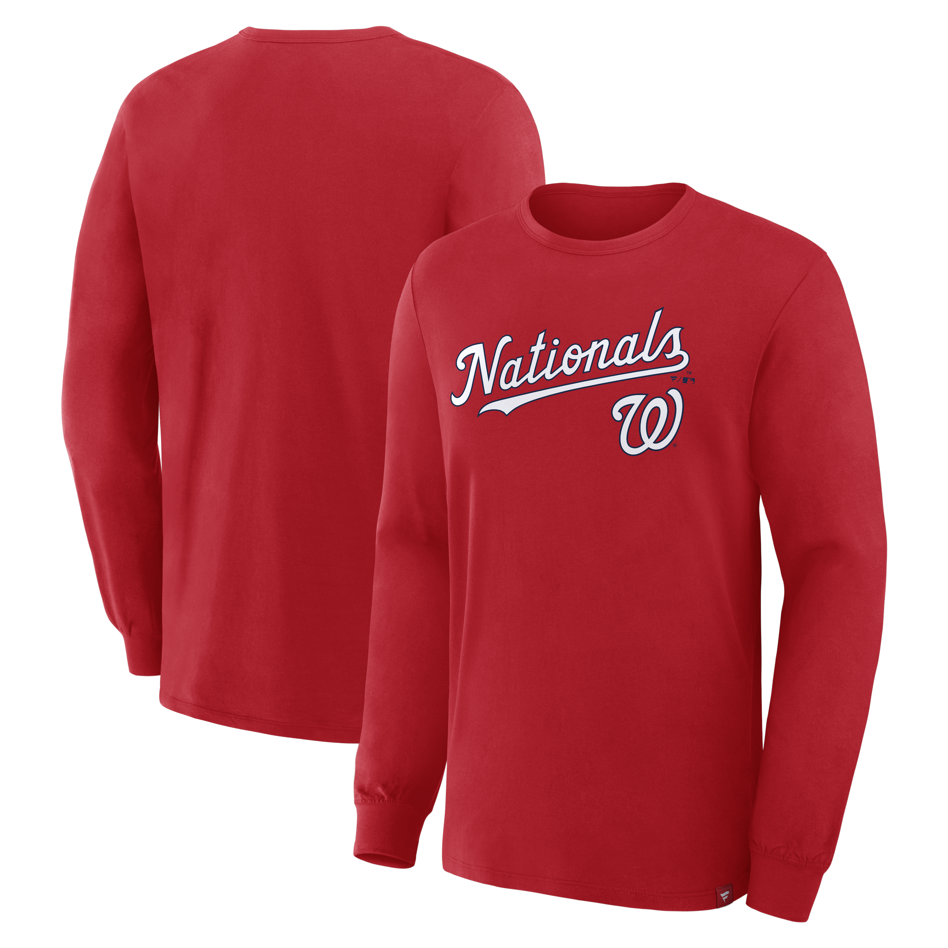 Men's Fanatics Red Washington Nationals Lock-Up Legacy Long Sleeve T-Shirt