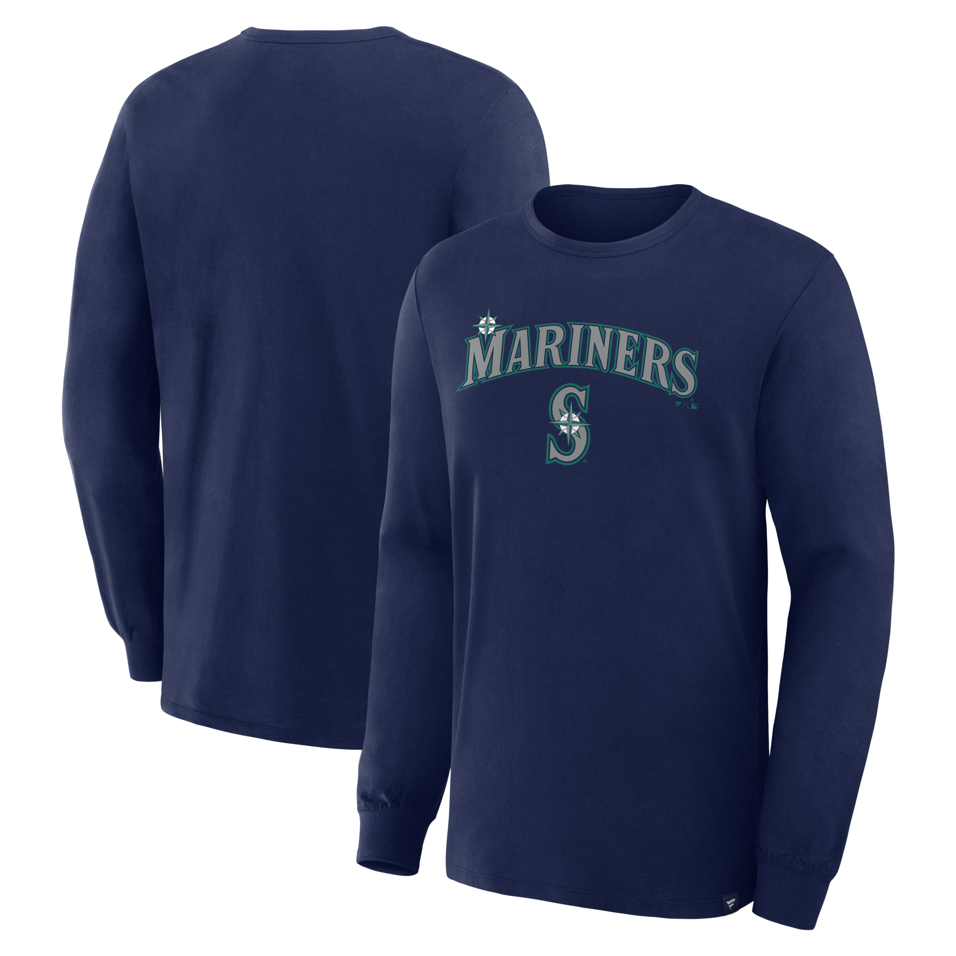 Men's Fanatics Navy Seattle Mariners Lock-Up Legacy Long Sleeve T-Shirt