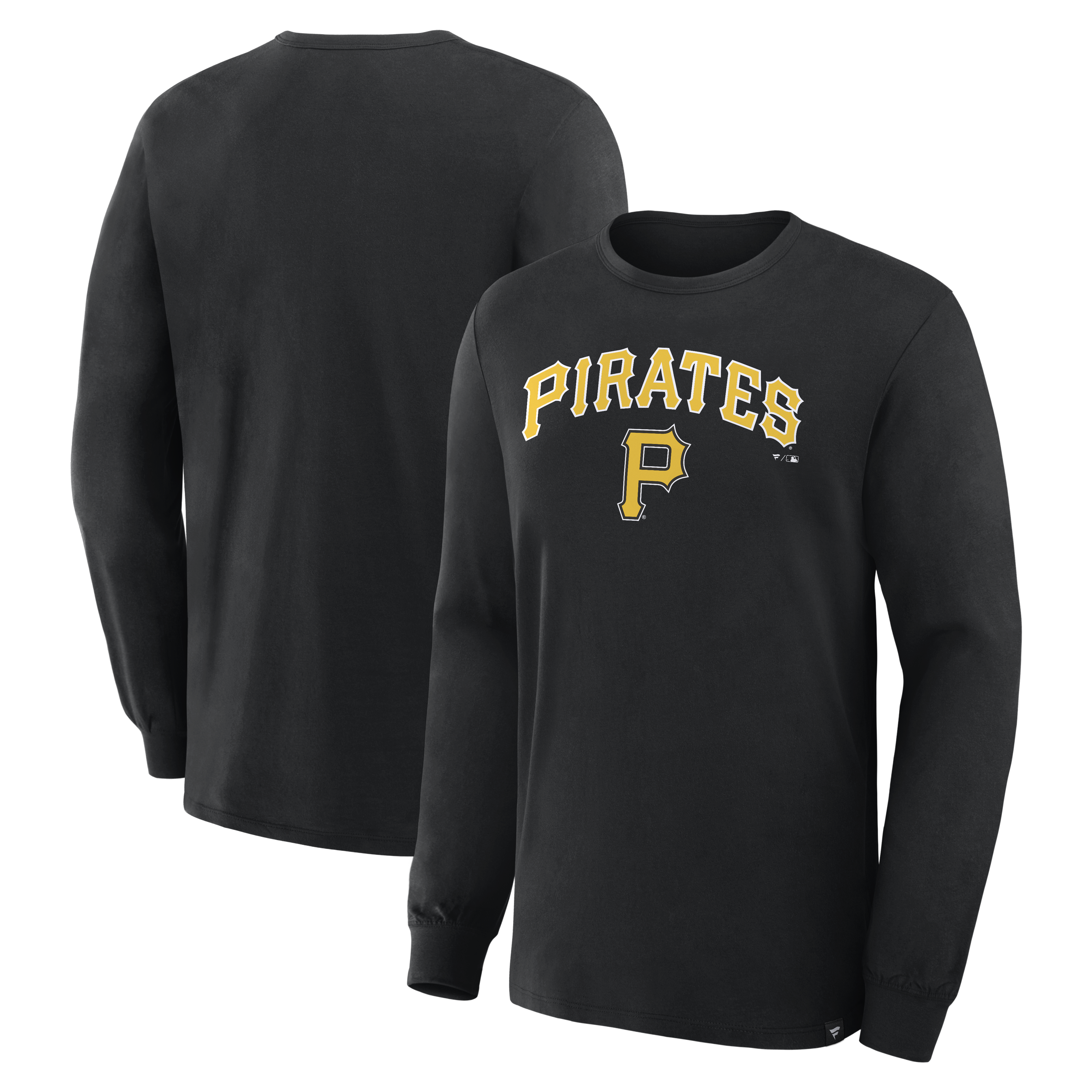 Men's Fanatics Black Pittsburgh Pirates Lock-Up Legacy Long Sleeve T-Shirt