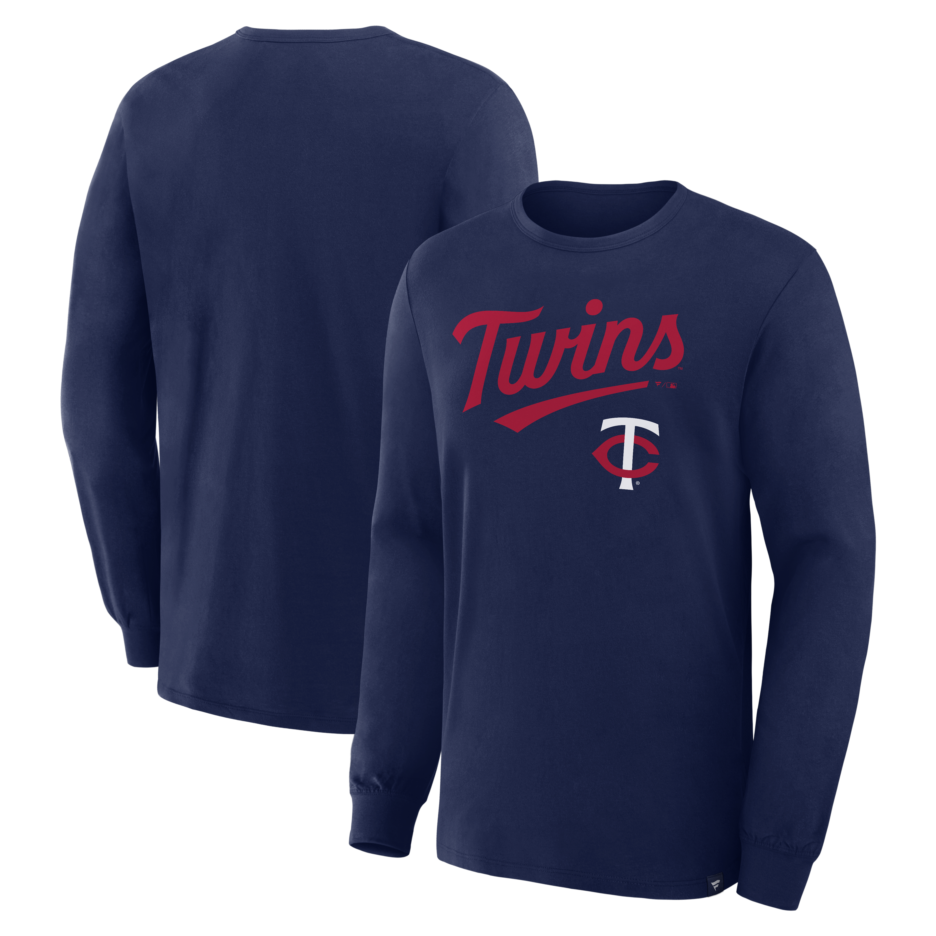 Men's Fanatics Navy Minnesota Twins Lock-Up Legacy Long Sleeve T-Shirt