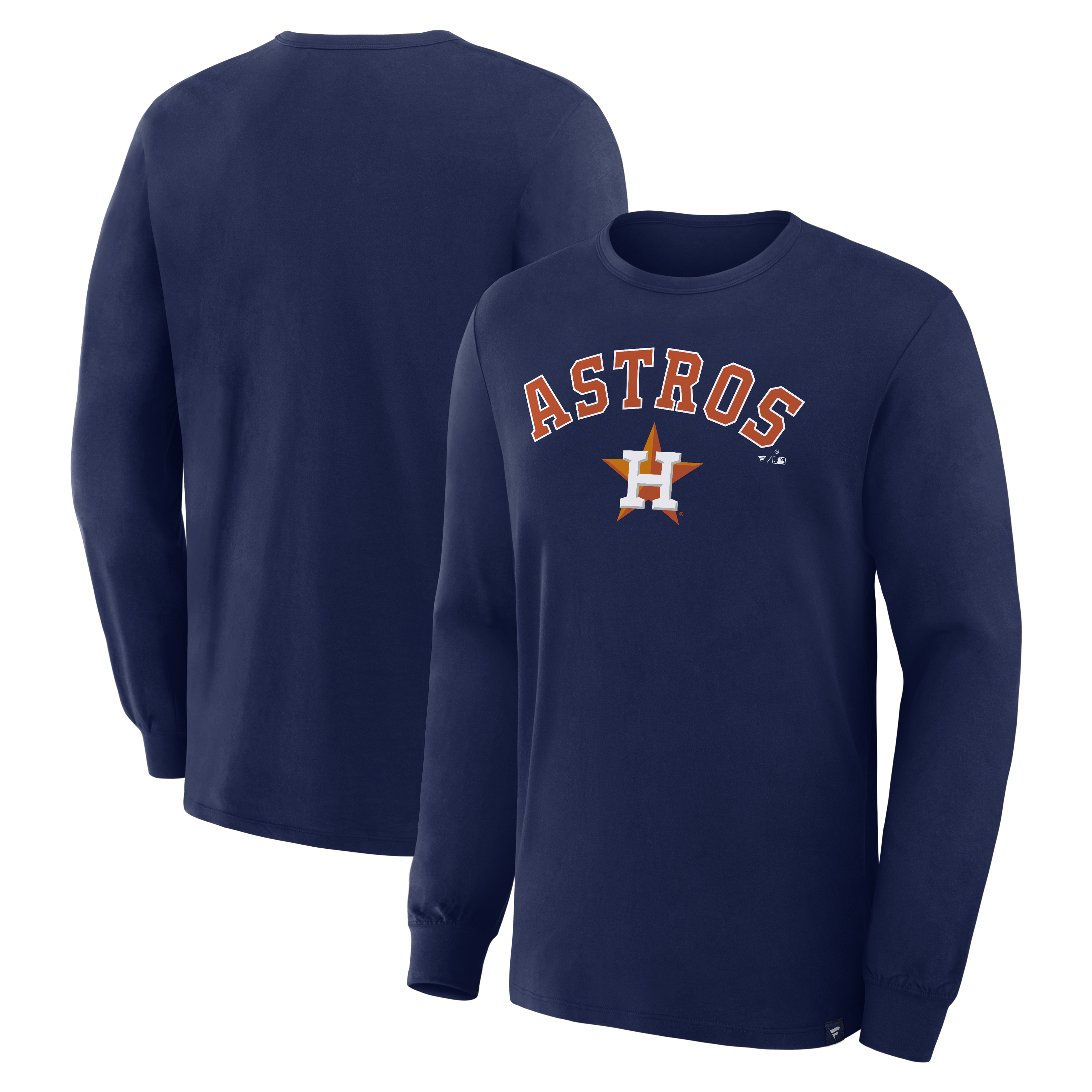 Men's Fanatics Navy Houston Astros Lock-Up Legacy Long Sleeve T-Shirt