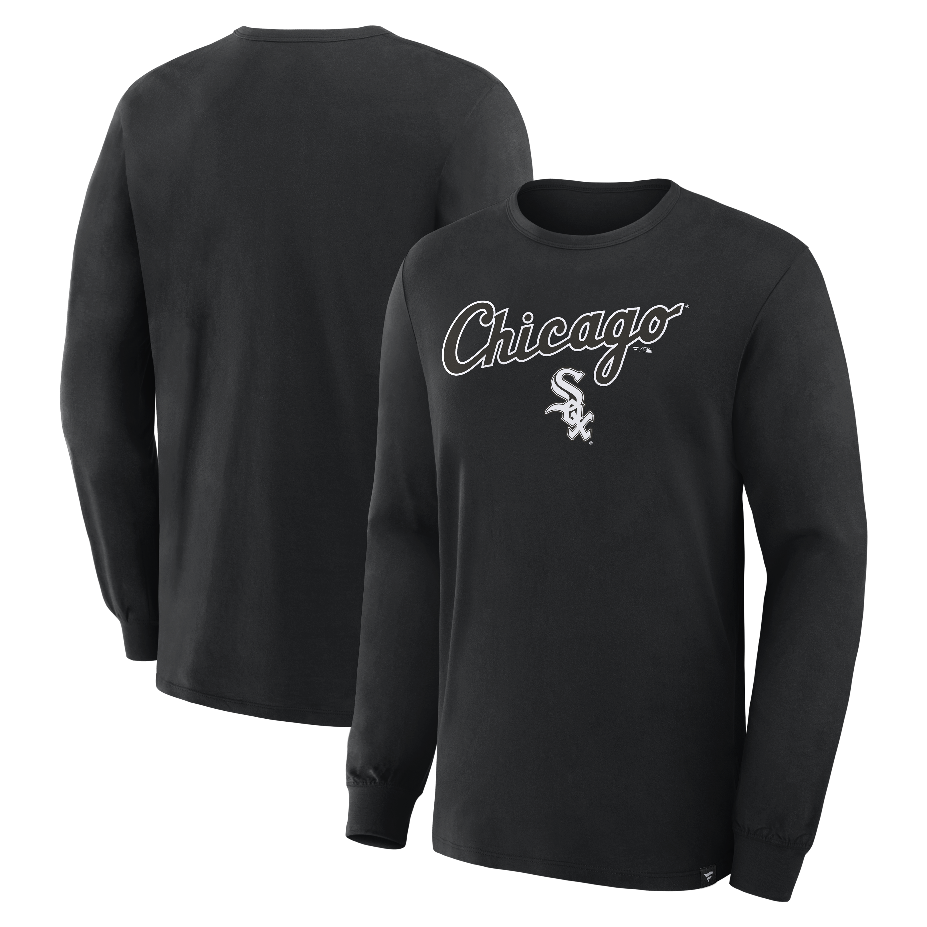 Men's Fanatics Black Chicago White Sox Lock-Up Legacy Long Sleeve T-Shirt
