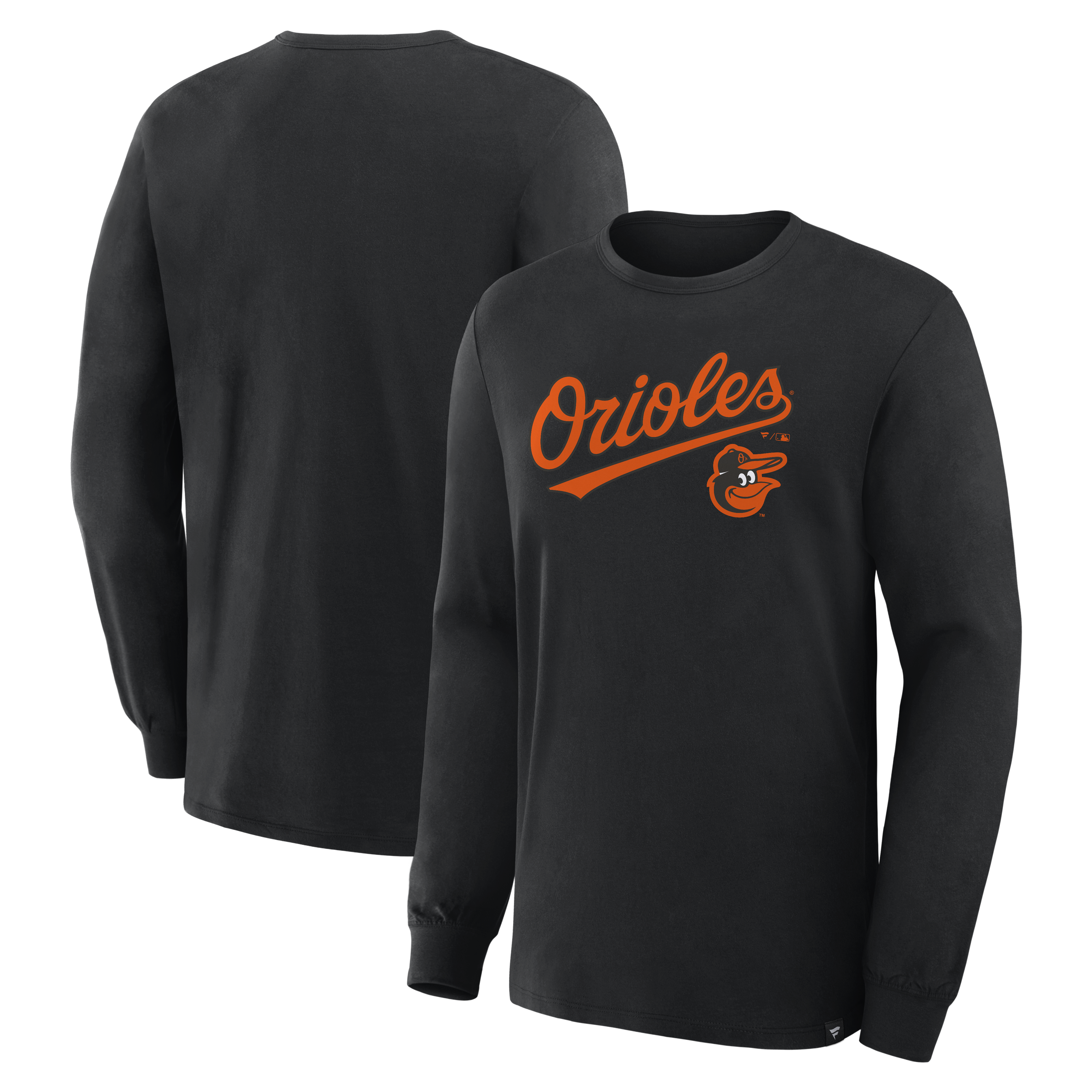 Men's Fanatics Black Baltimore Orioles Lock-Up Legacy Long Sleeve T-Shirt
