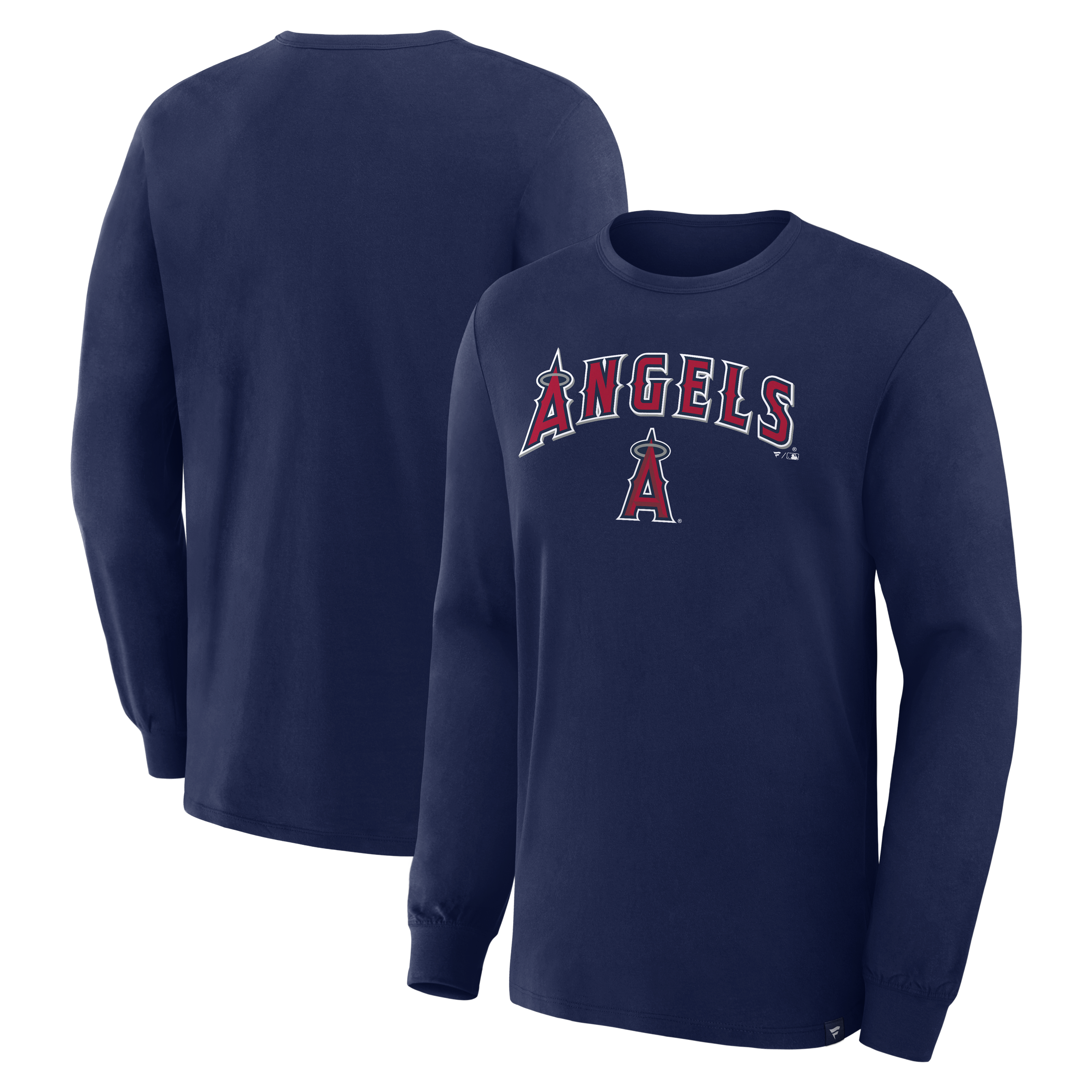 Men's Fanatics Navy Los Angeles Angels Lock-Up Legacy Long Sleeve T-Shirt