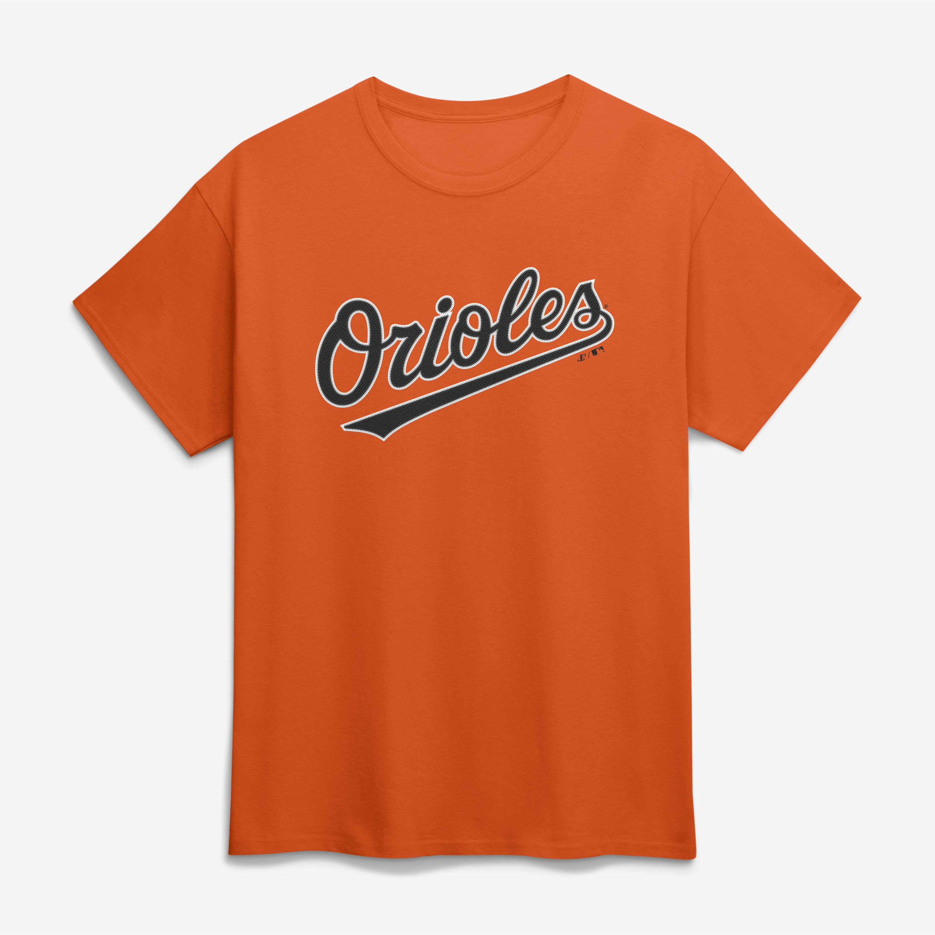 Men's Logo Athletic Orange Baltimore Orioles Wordmark T-Shirt