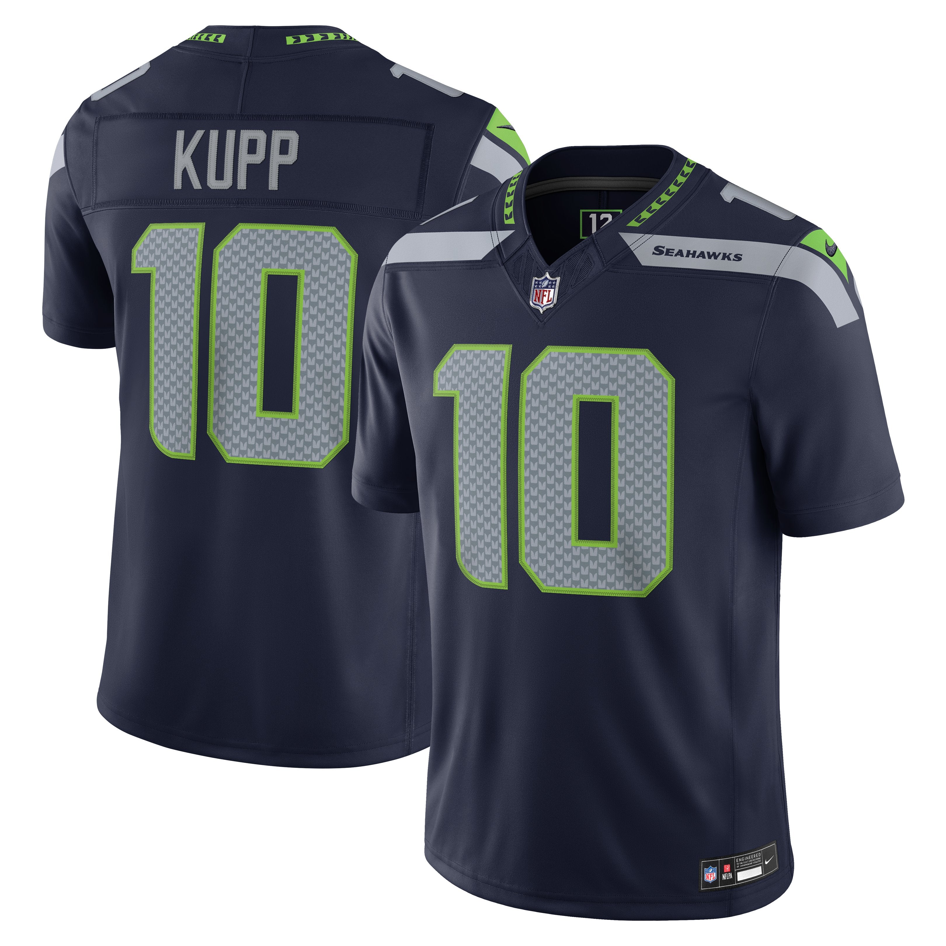 Men's Nike Cooper Kupp College Navy Seattle Seahawks Team Vapor F.U.S.E. Stitched Limited Jersey