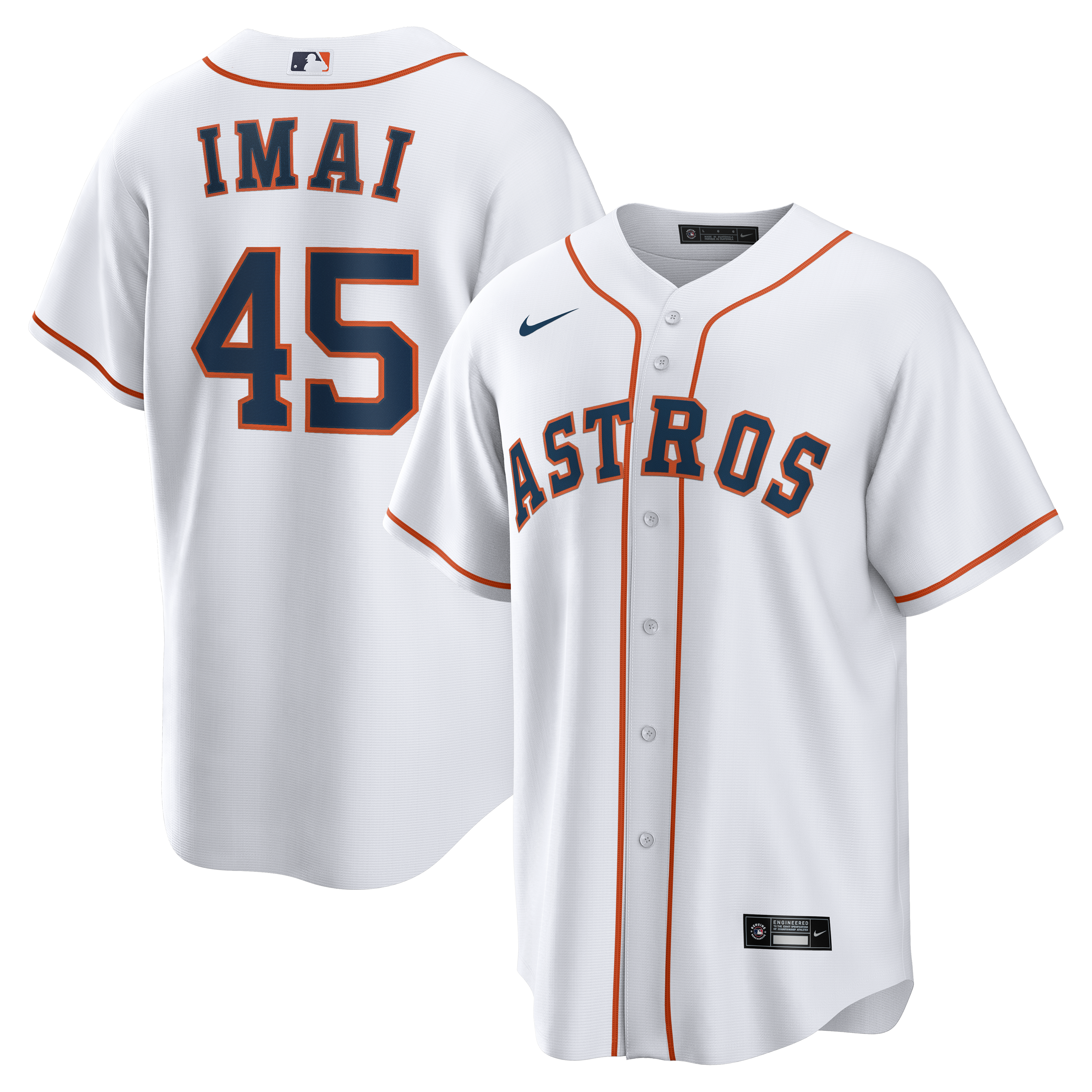 Men's Nike Tatsuya Imai White Houston Astros Home Replica Jersey