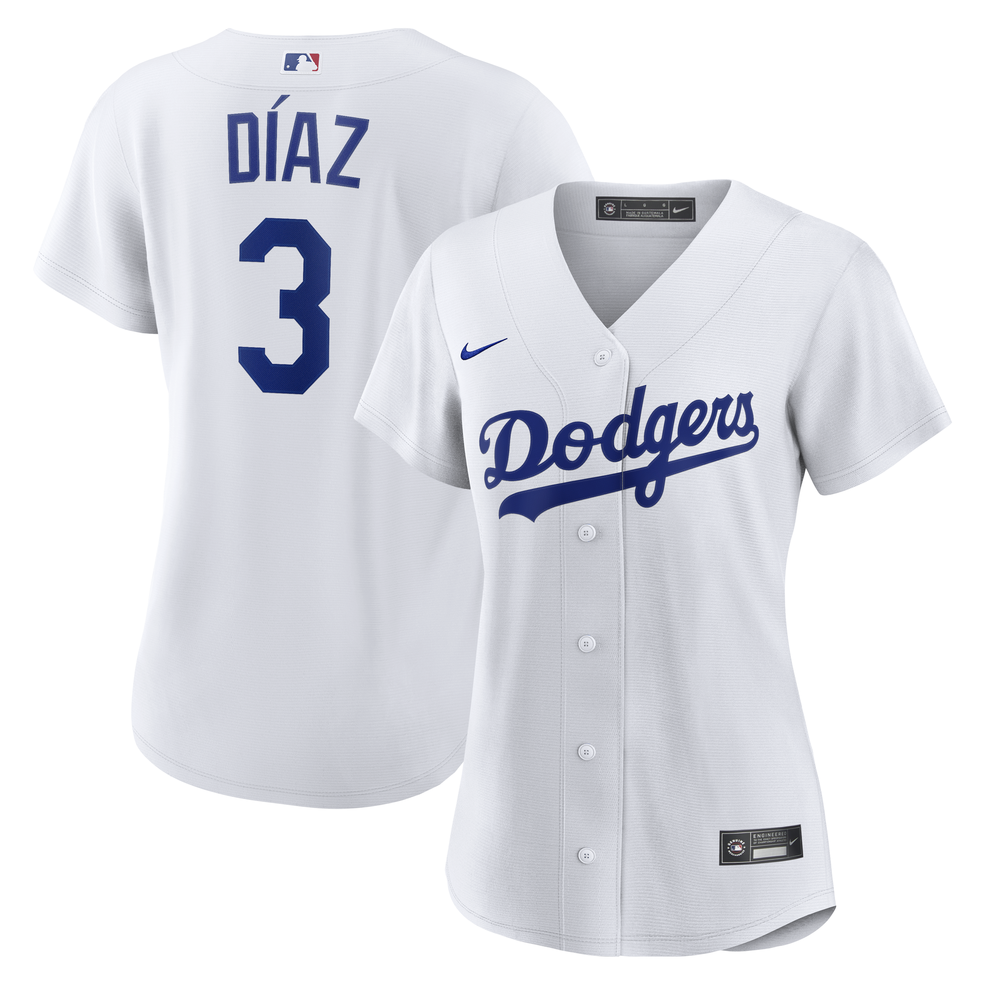 Women's Nike Edwin Díaz White Los Angeles Dodgers Home Replica Jersey