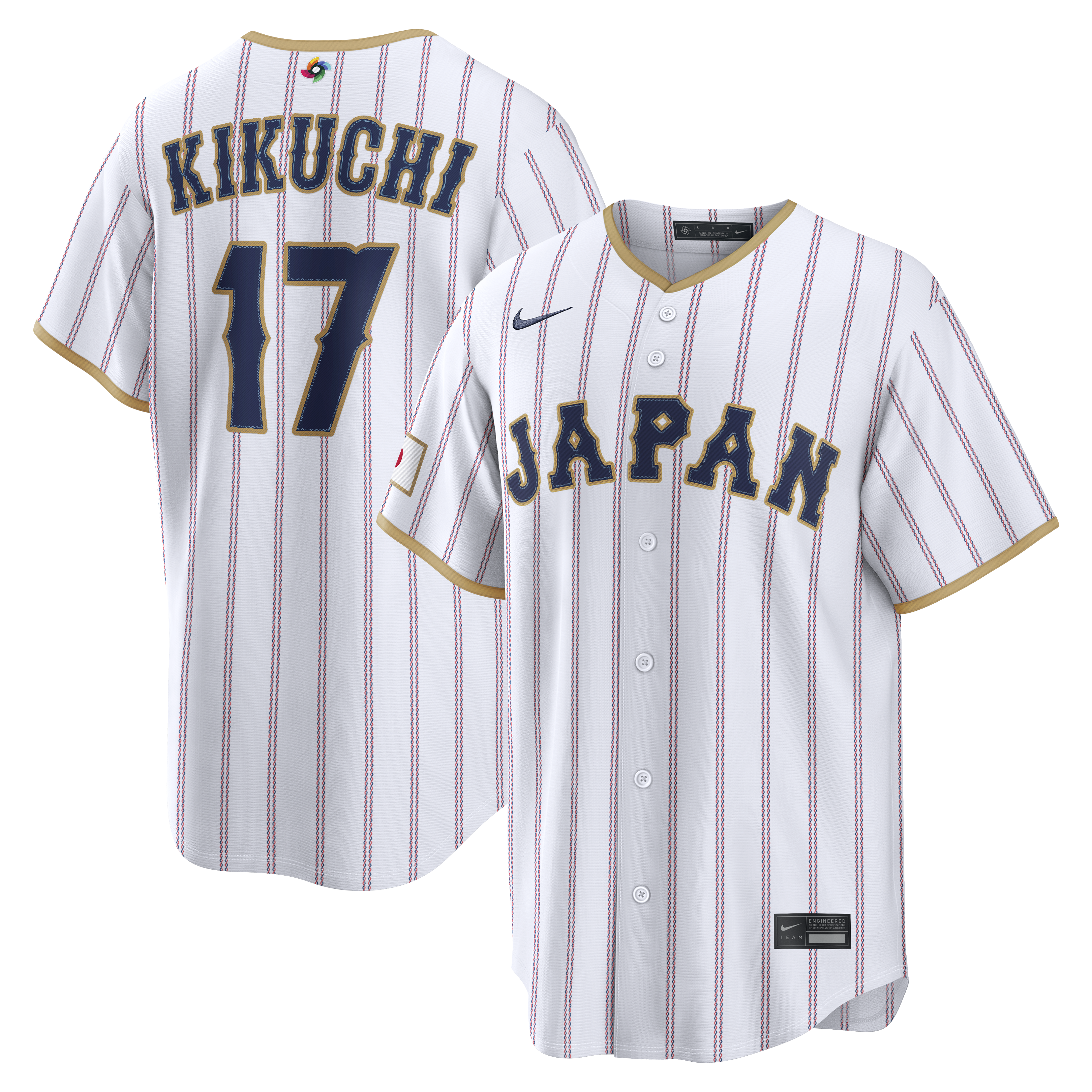 Men's Nike Yusei Kikuchi White Japan Baseball 2026 World Baseball Classic Home Stadium Jersey