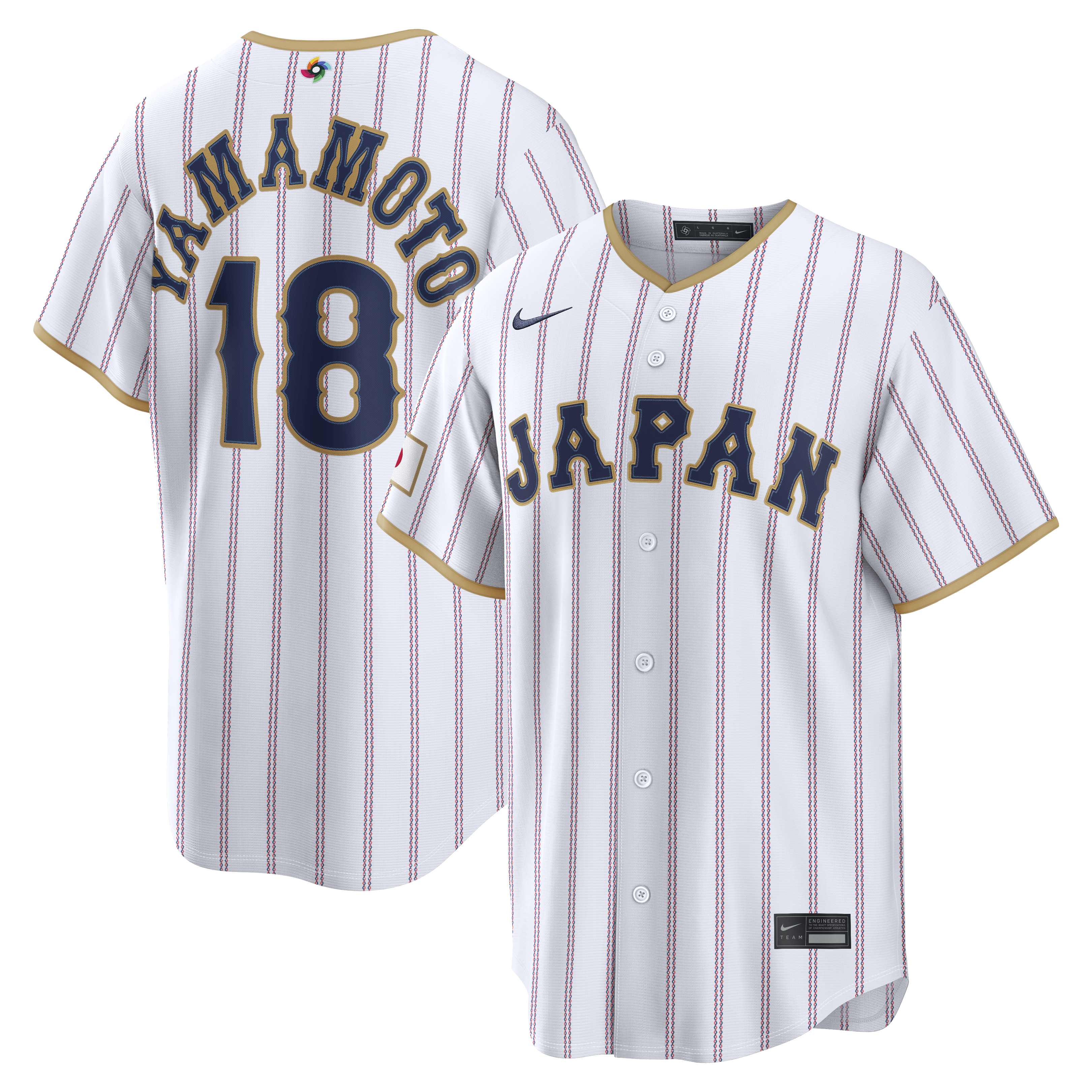 Men's Nike Yoshinobu Yamamoto White Japan Baseball 2026 World Baseball Classic Home Stadium Jersey