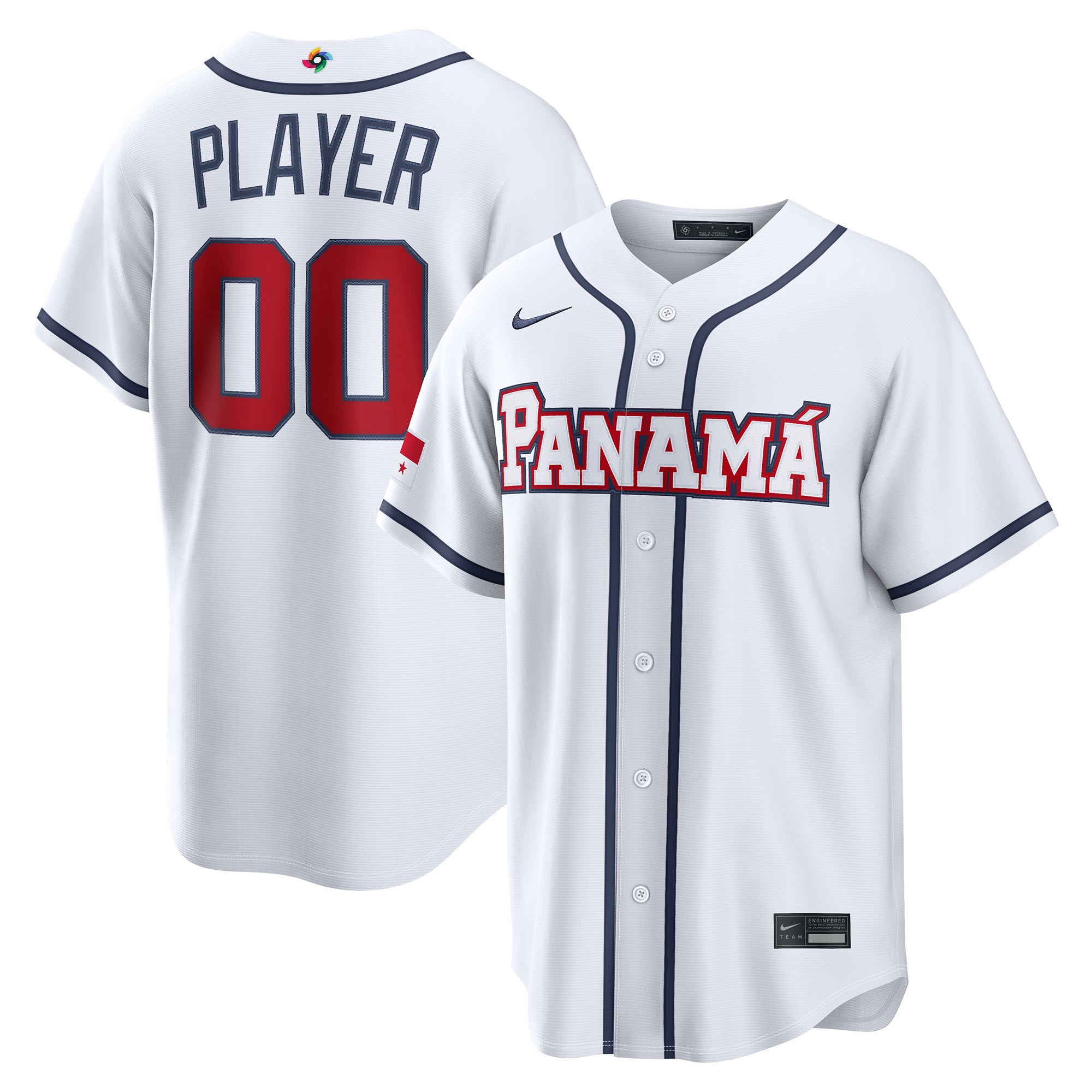 Men's Nike White Panama Baseball 2026 World Baseball Classic Home Pick-A-Player Jersey