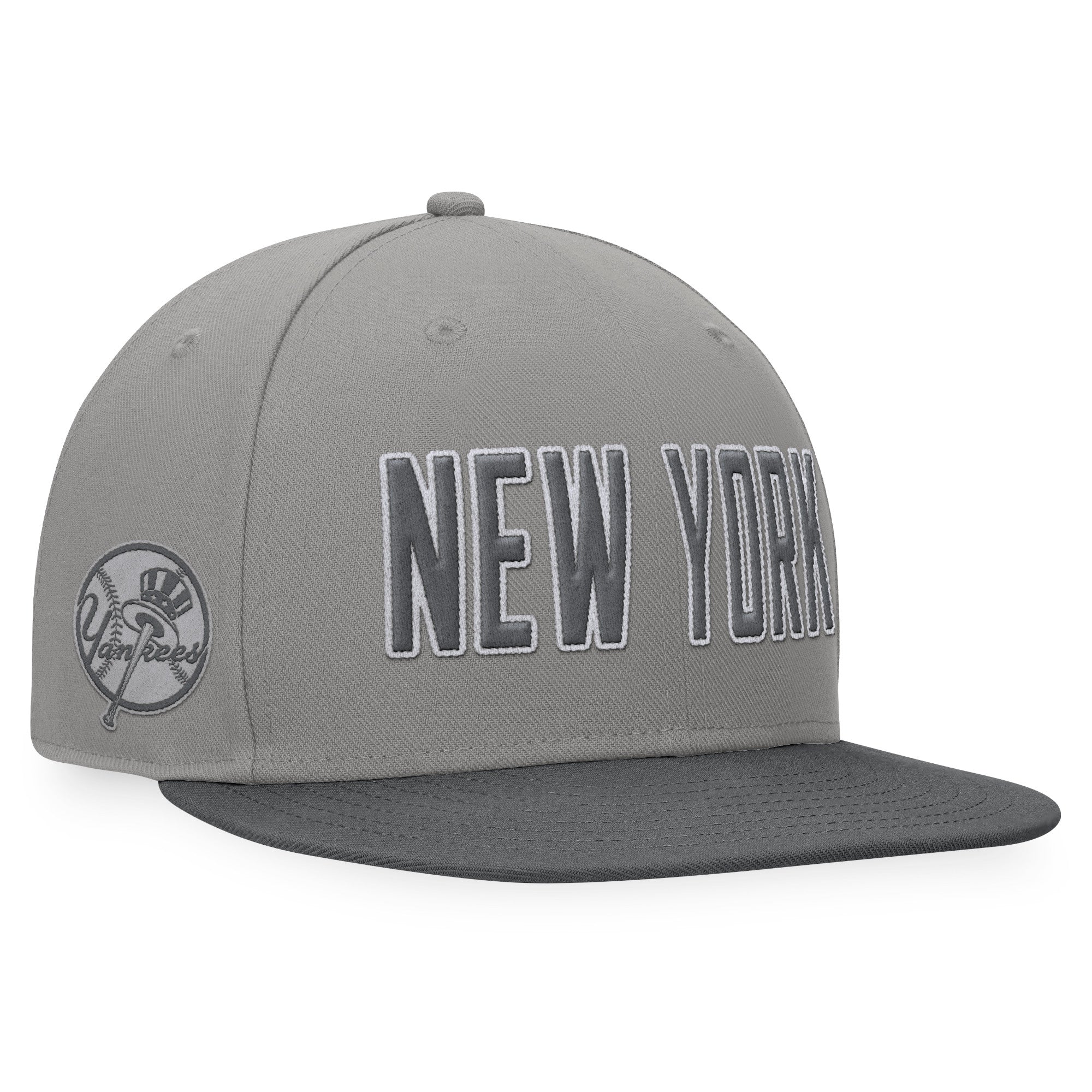 Men's Fanatics Gray New York Yankees Dugout Fitted Hat