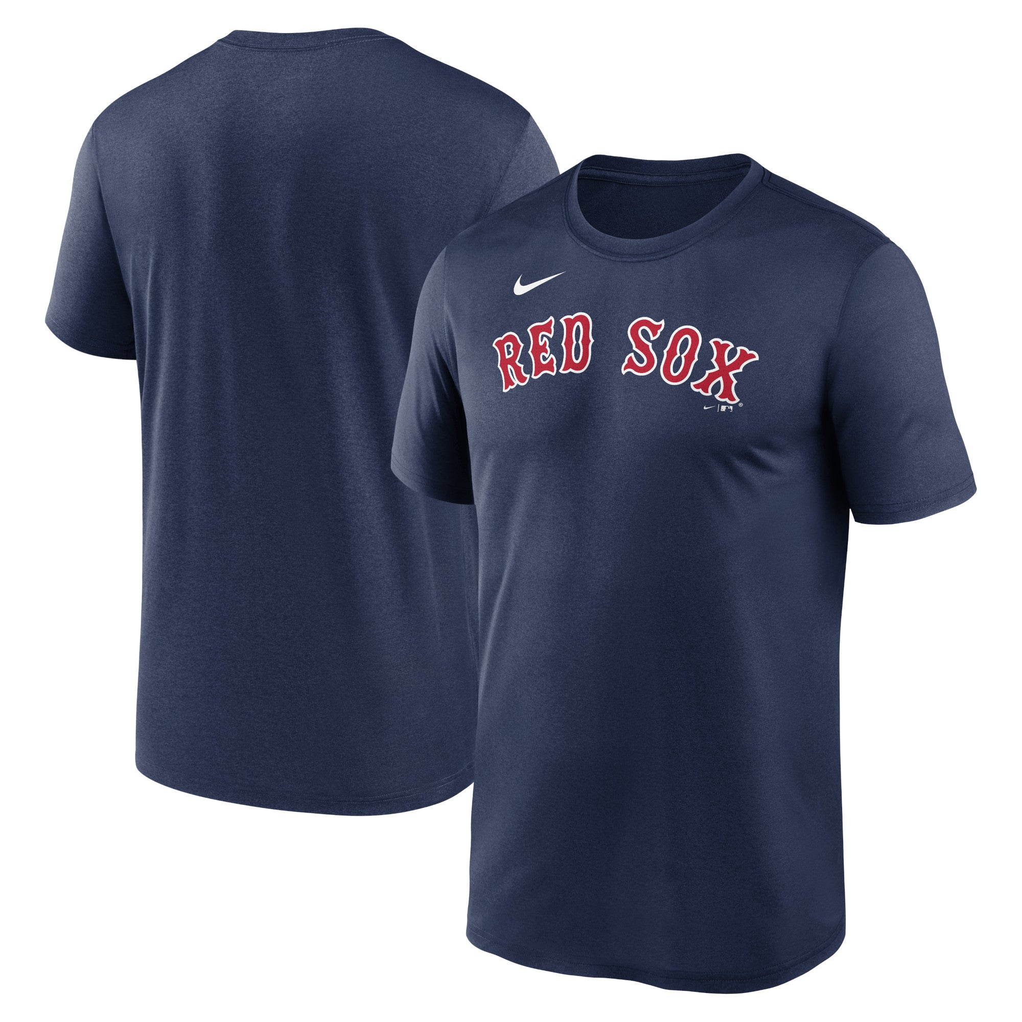 Men's Nike Navy Boston Red Sox Legend Fuse Wordmark T-Shirt