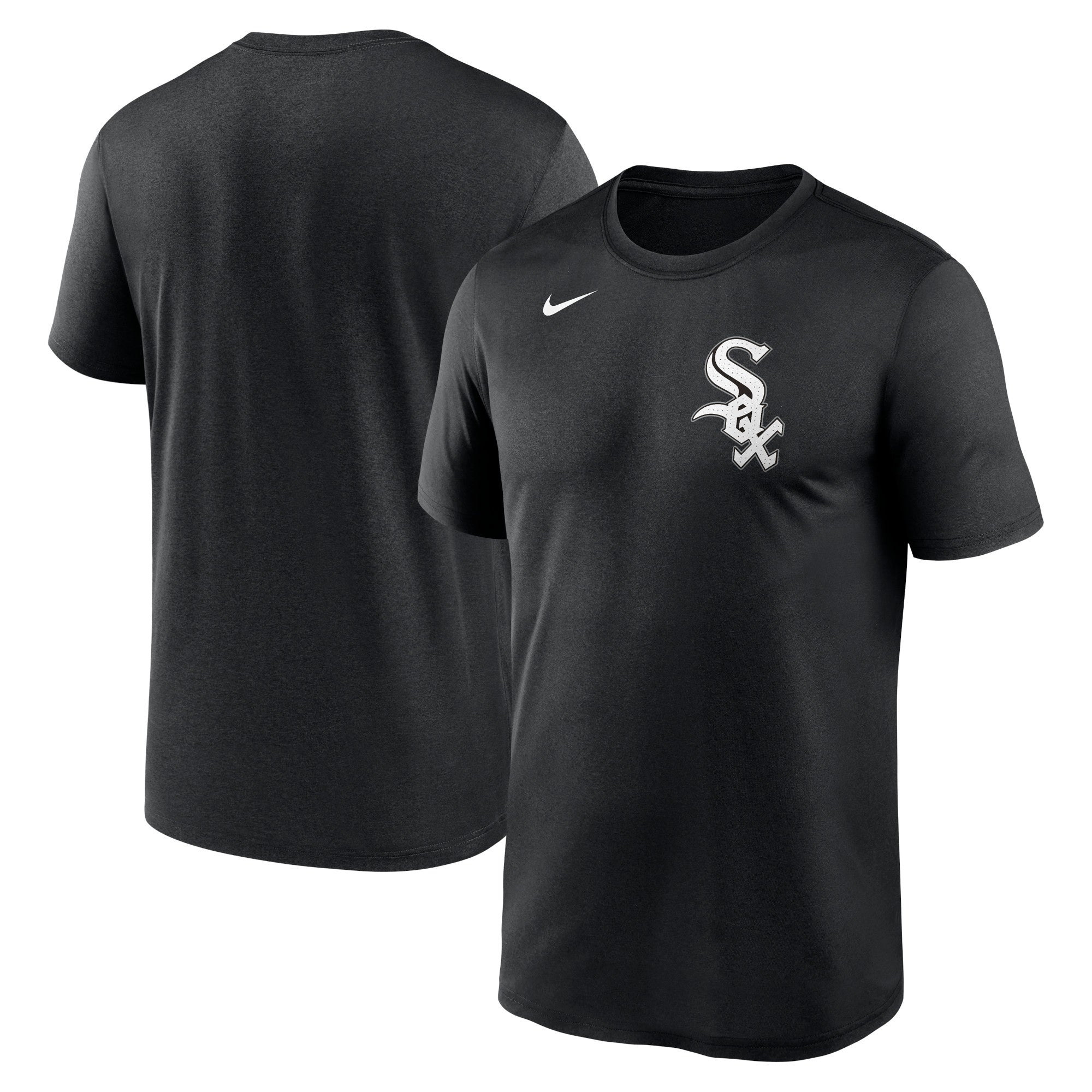 Men's Nike Black Chicago White Sox Legend Fuse Wordmark T-Shirt