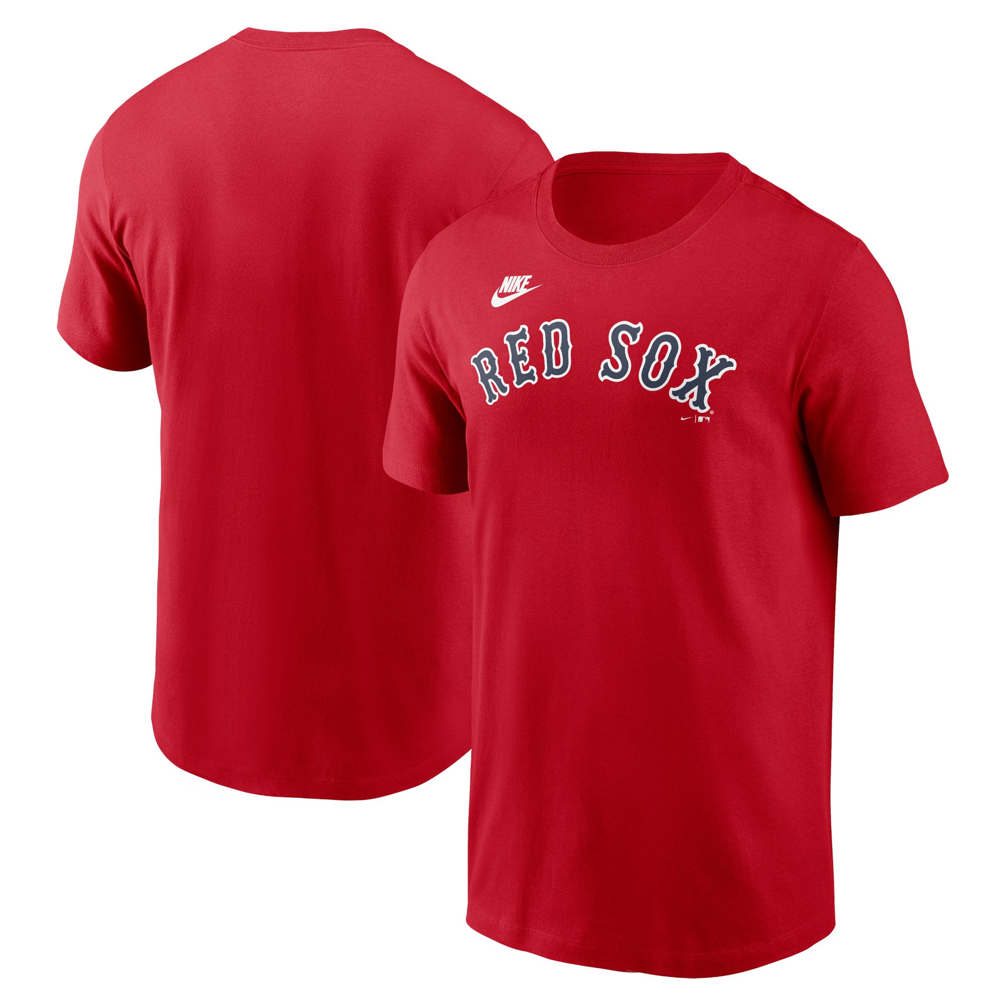 Men's Nike Red Boston Red Sox Cooperstown Collection Wordmark T-Shirt