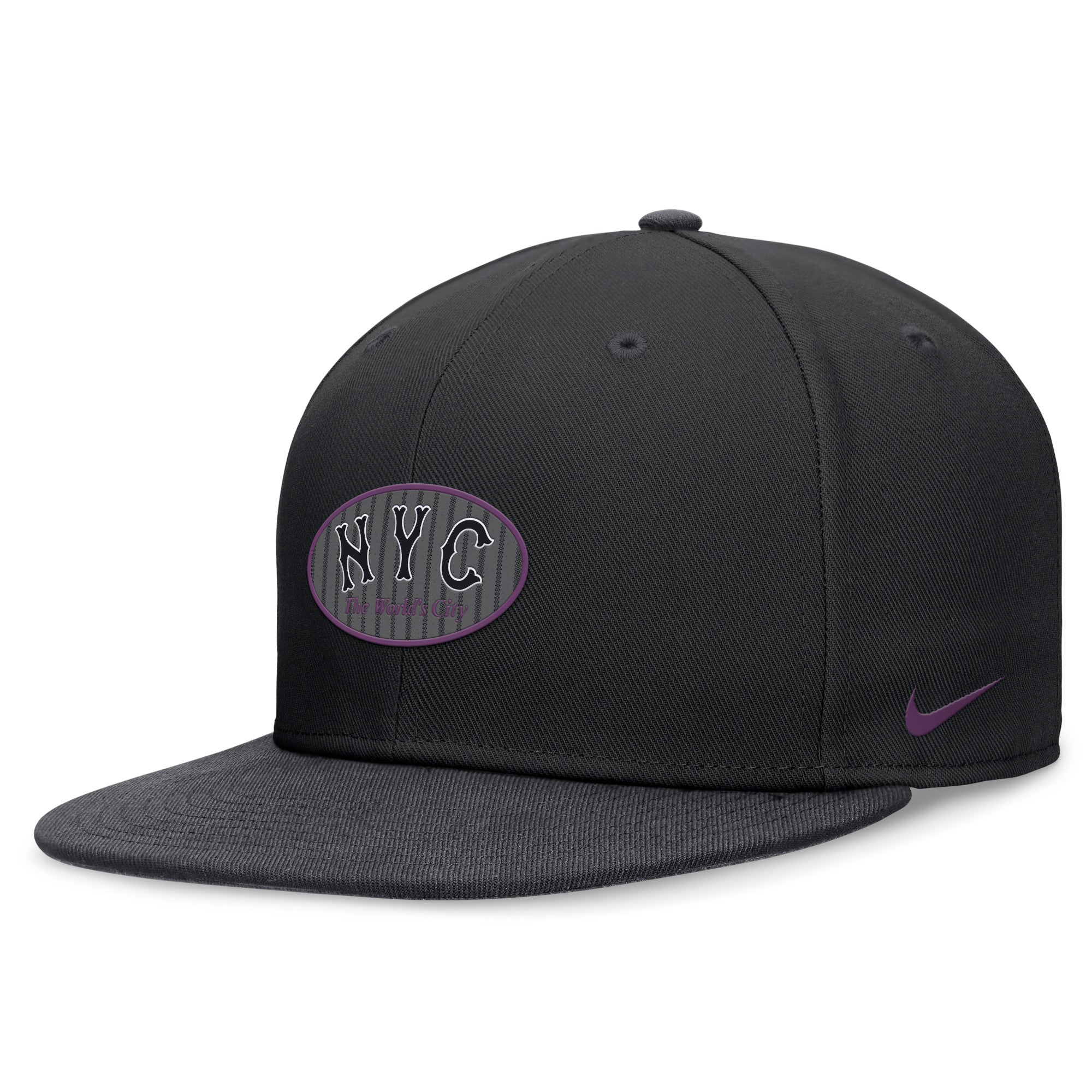 Men's Nike Graphite New York Mets 2024 City Connect True Fitted Hat