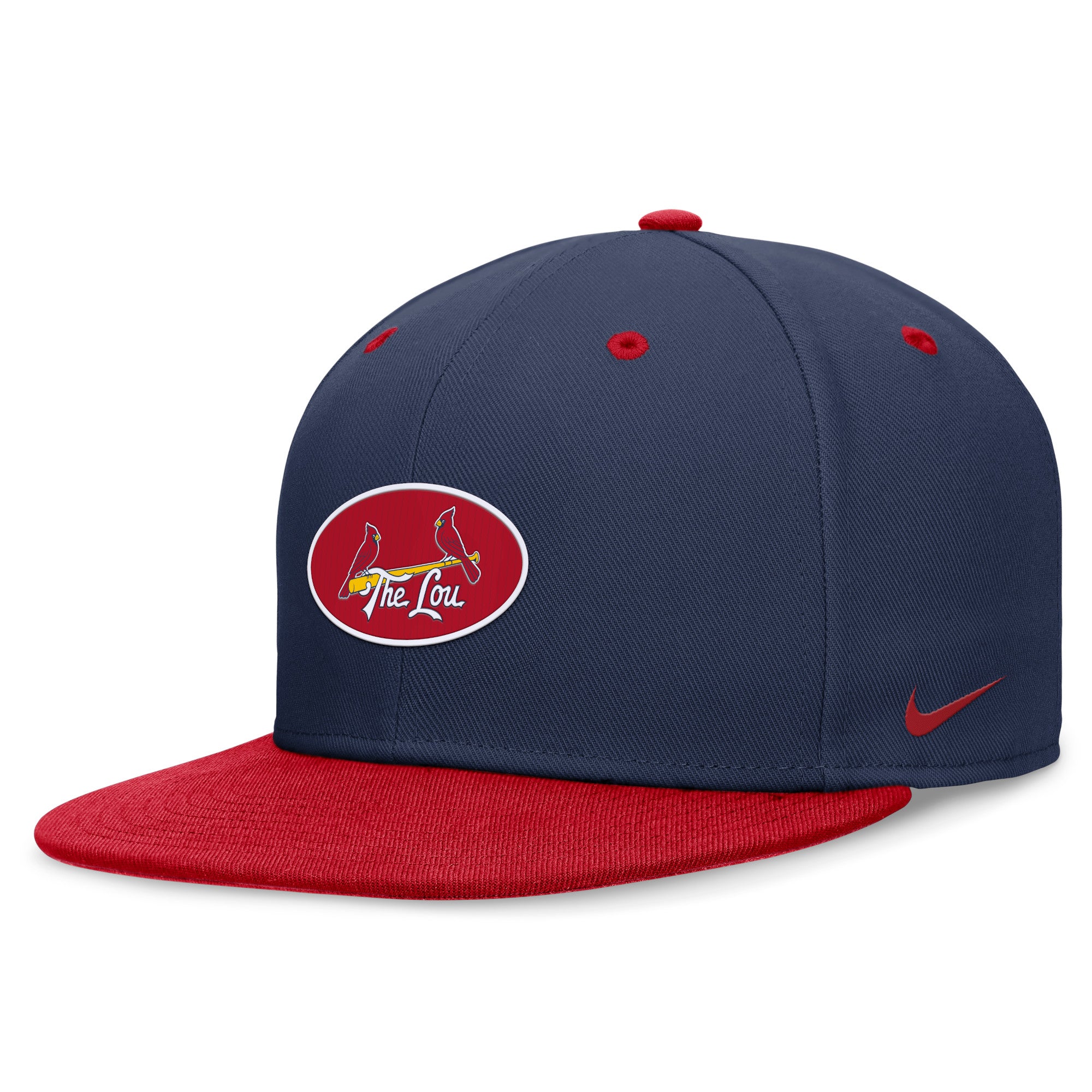 Men's Nike Red/Navy St. Louis Cardinals 2024 City Connect True Fitted Hat