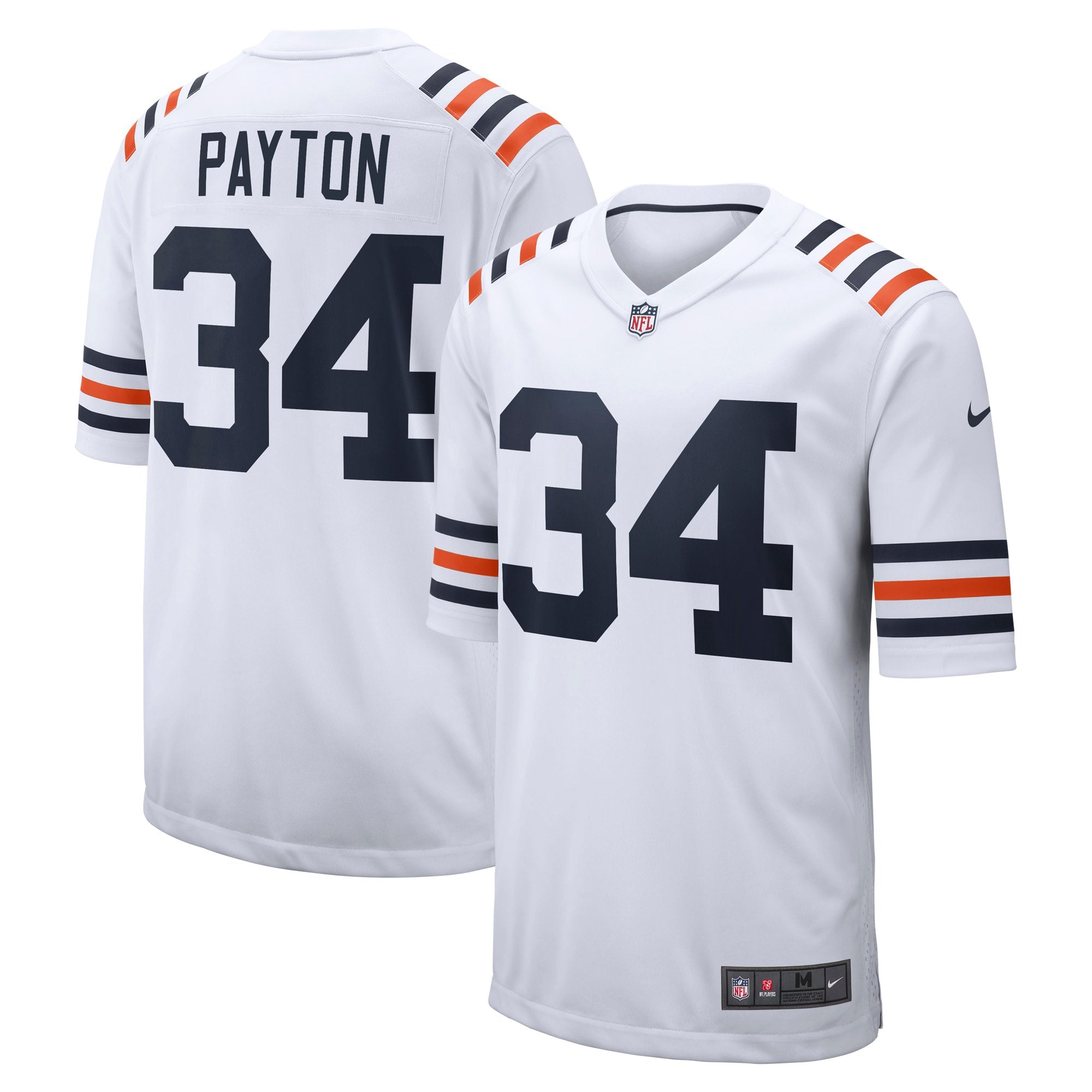 Men's Nike Walter Payton White Chicago Bears Retired Player Alternate Game Jersey