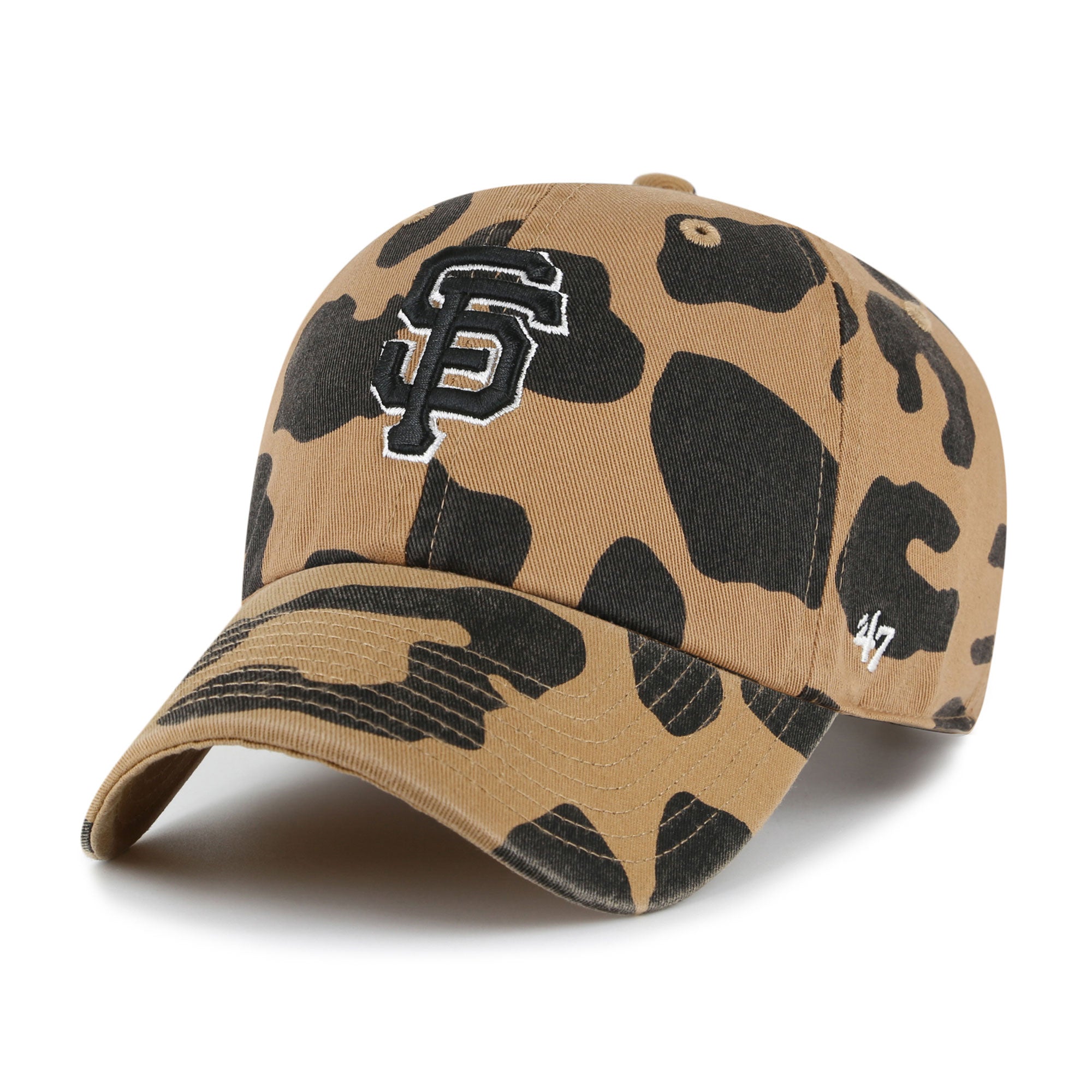 Women's '47 Brown San Francisco Giants Rosette Clean Up Adjustable Hat