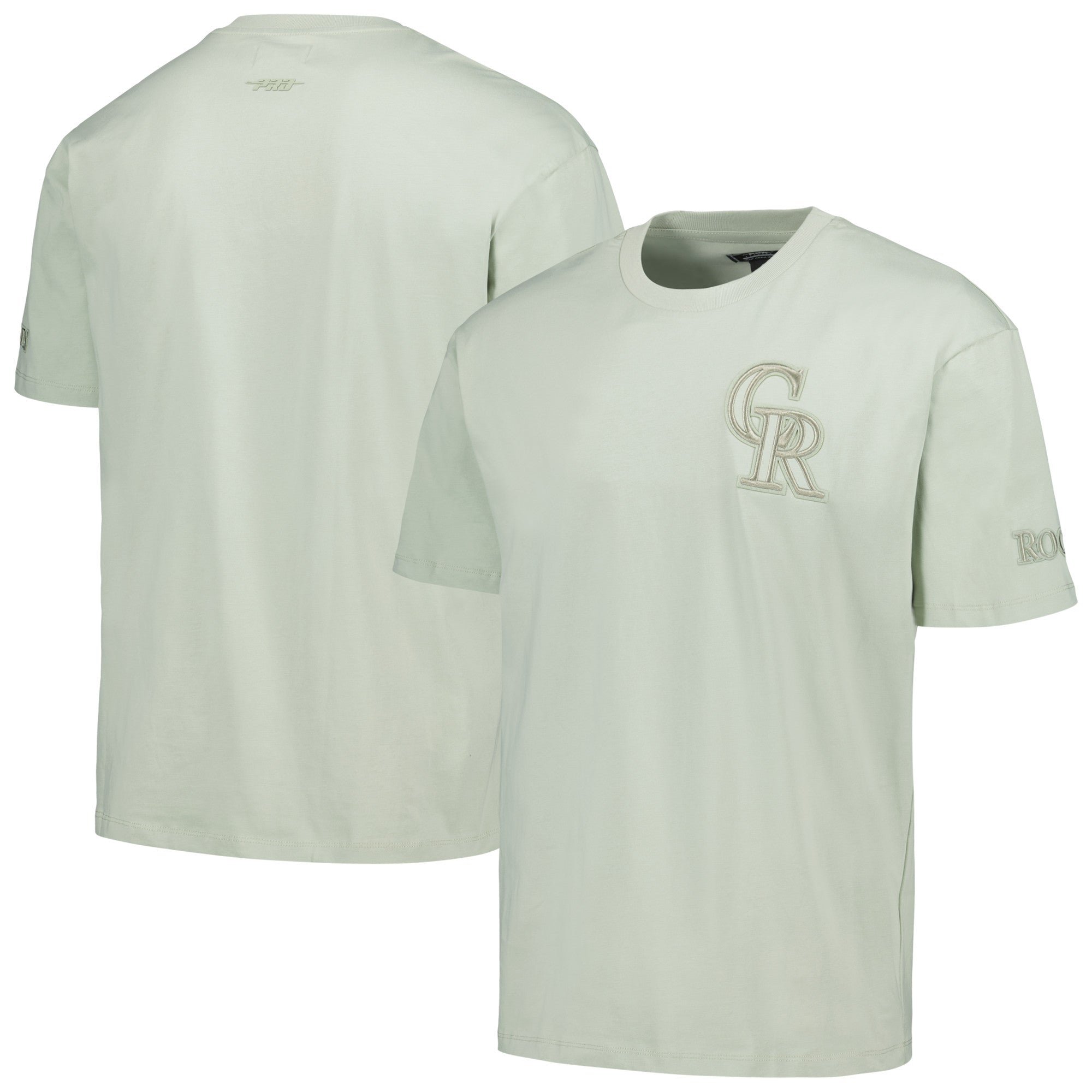 Men's Pro Standard Mint Colorado Rockies Oversized Neutral CJ Dropped Shoulders T-Shirt