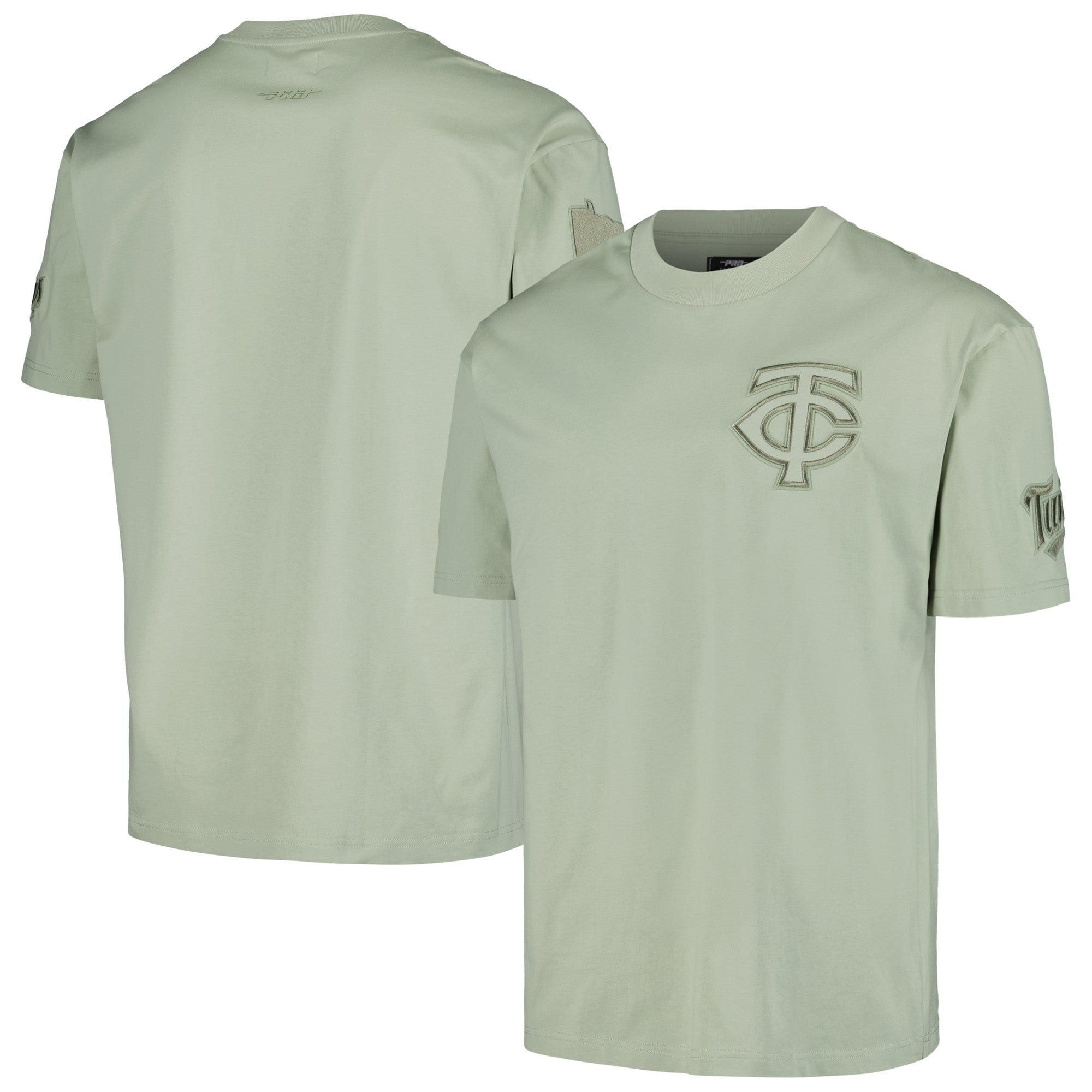 Men's Pro Standard Mint Minnesota Twins Oversized Neutral CJ Dropped Shoulders T-Shirt