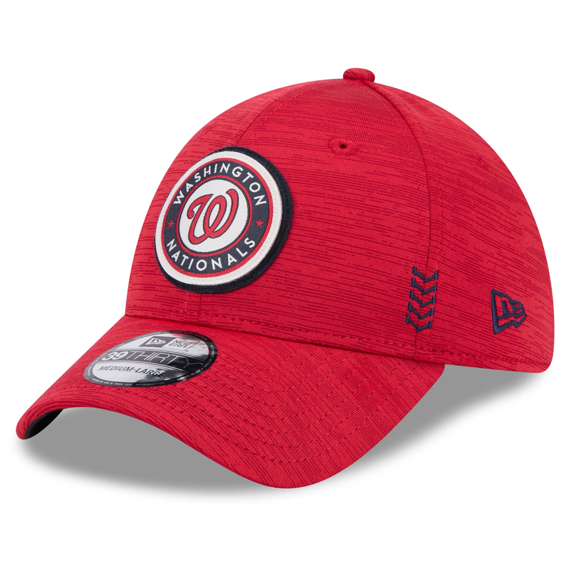 Men's New Era Red Washington Nationals 2024 Clubhouse 39THIRTY Flex Hat