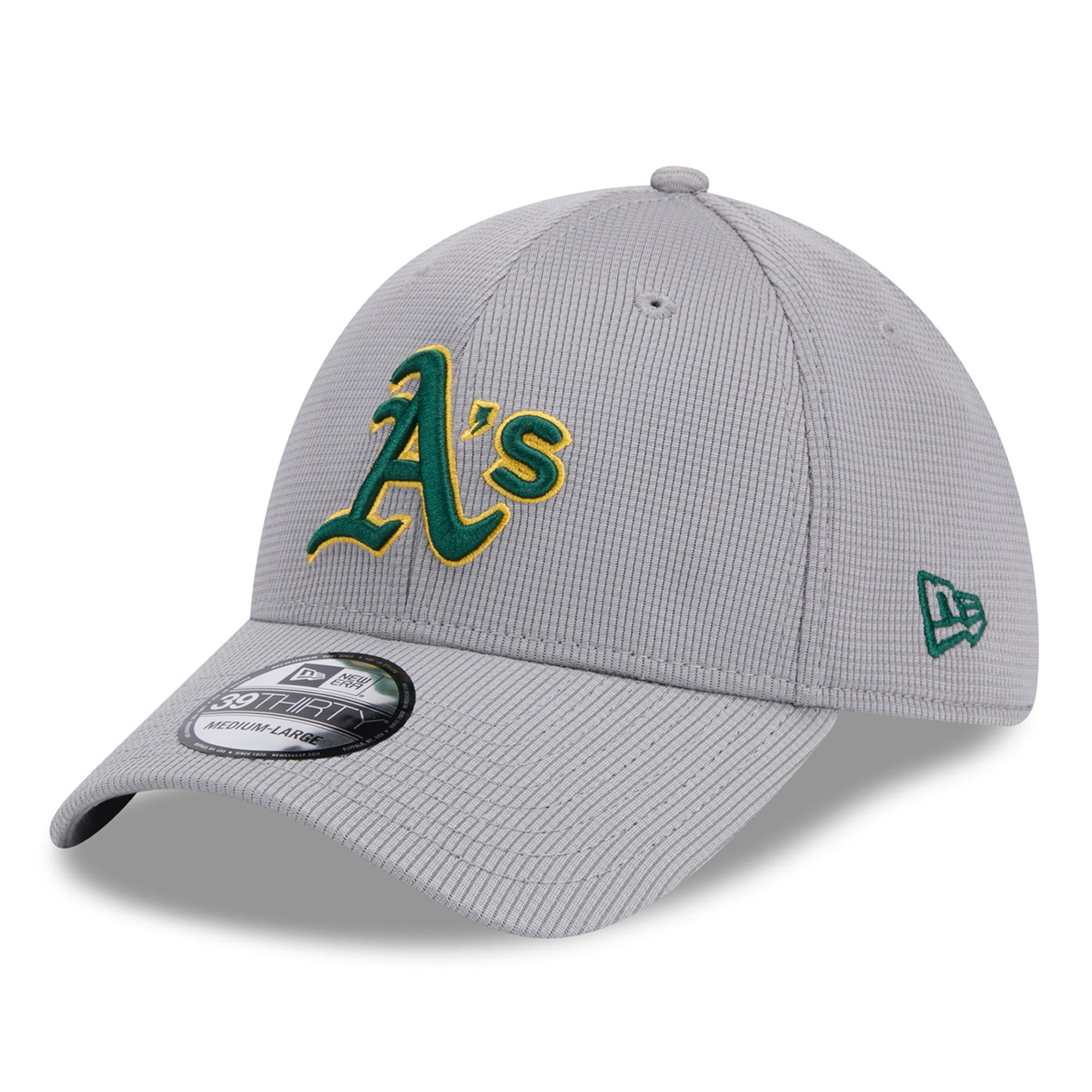 Men's New Era Gray Oakland Athletics Active Pivot 39THIRTY Flex Hat