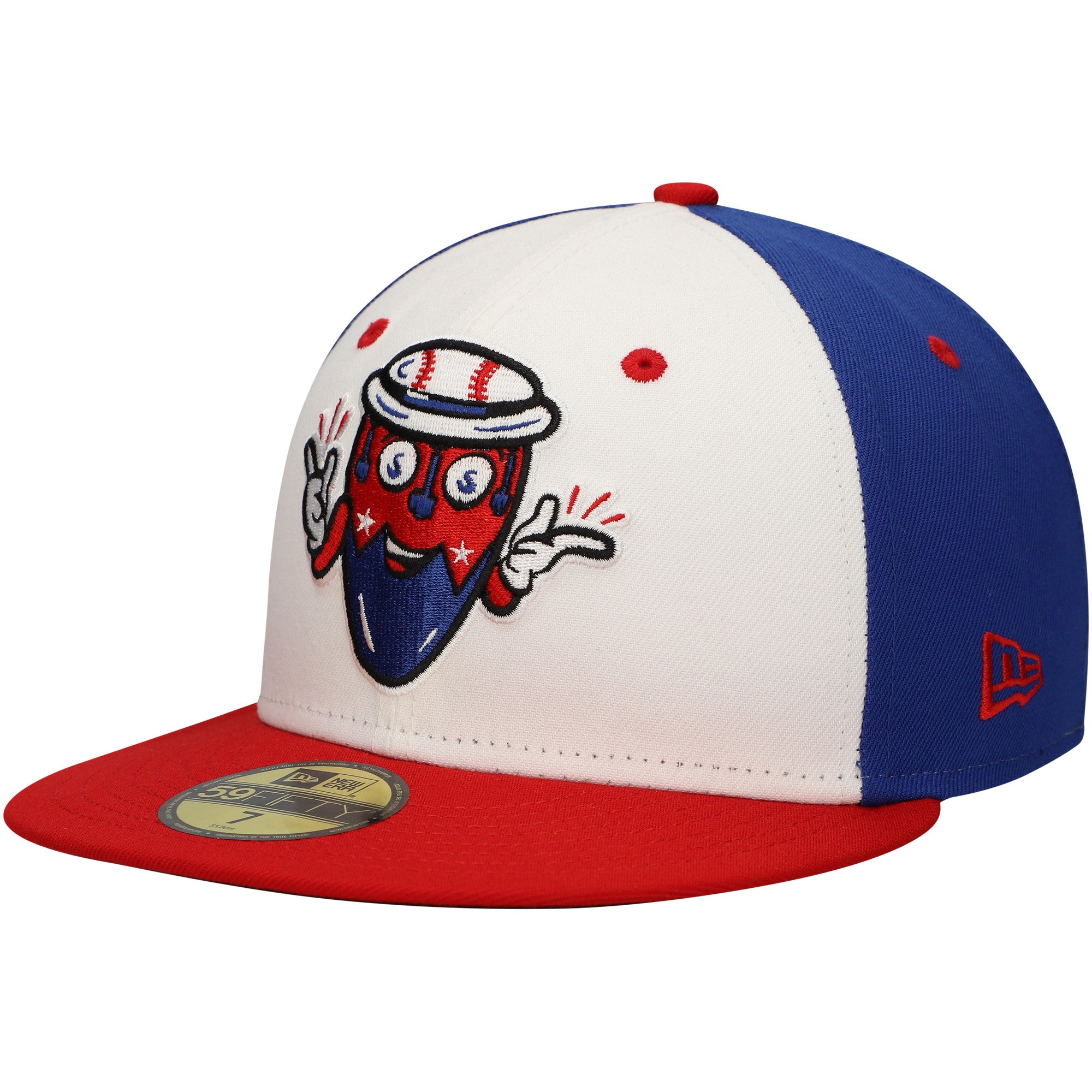 Men's New Era White Congueros de Syracuse Copa de la Diversión 59FIFTY Fitted Hat