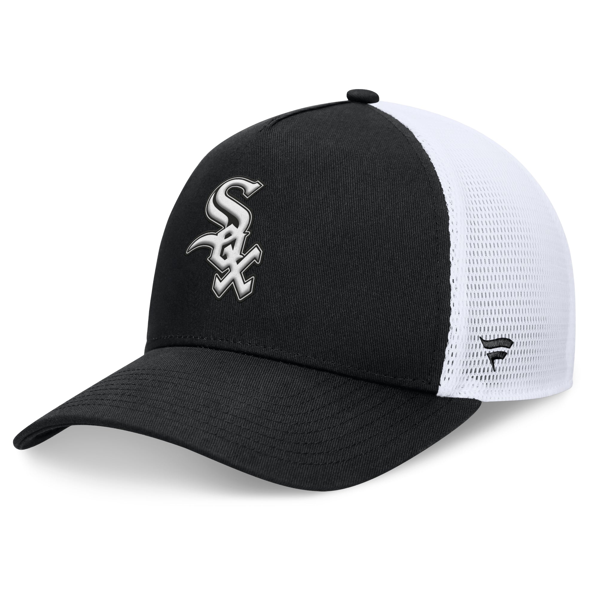 Men's Fanatics Black Chicago White Sox Fundamental A-Frame Adjustable Hat