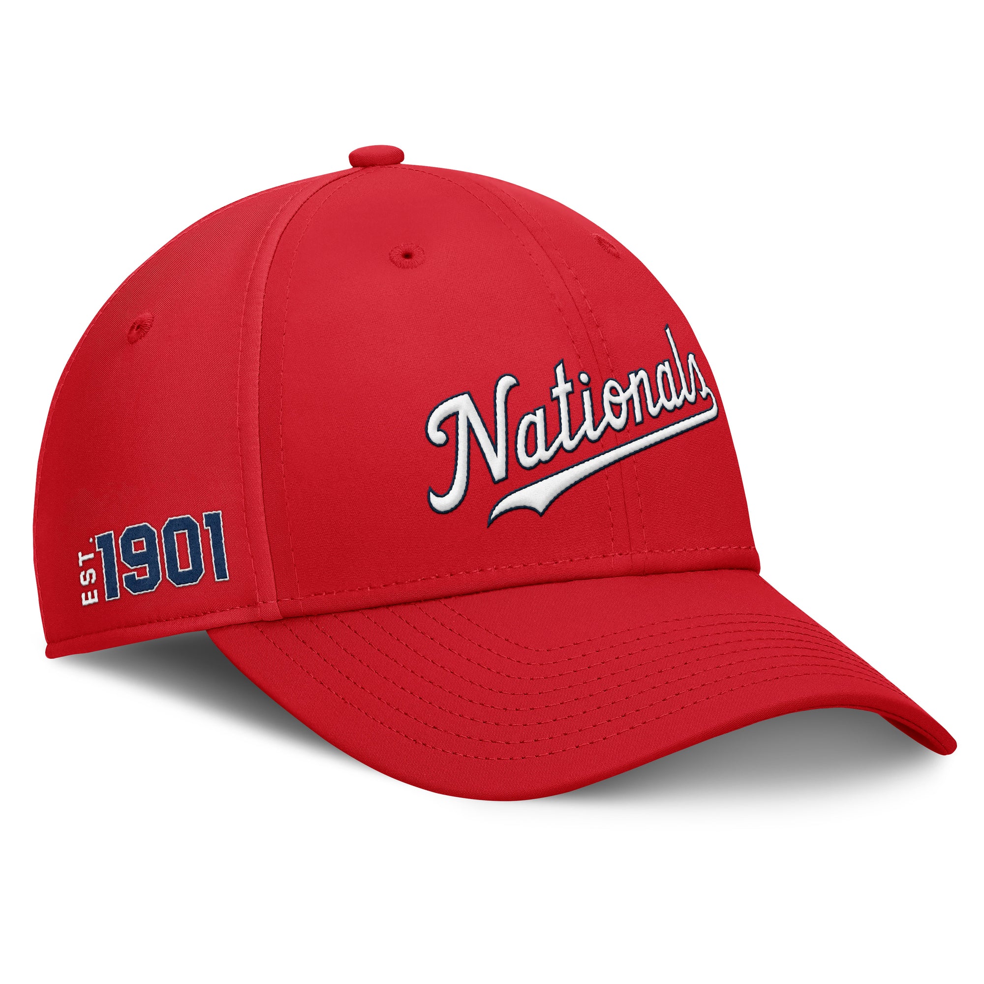 Men's Fanatics Red Washington Nationals Fundamental Tag Flex Hat