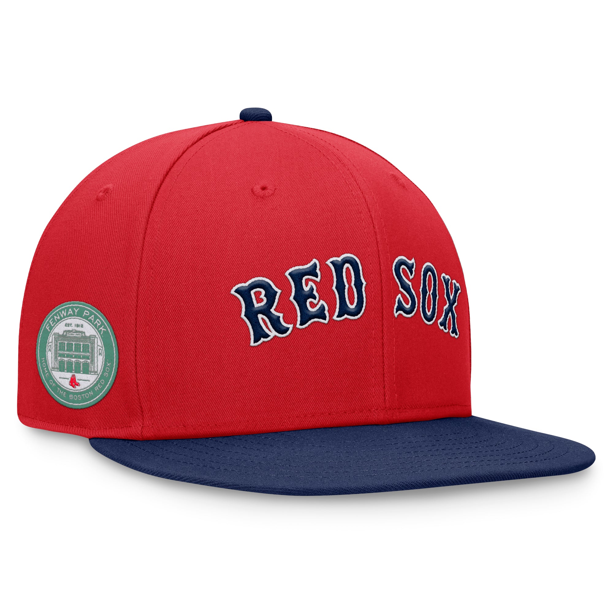 Men's Fanatics Red Boston Red Sox Fundamental Two-Tone Fitted Hat