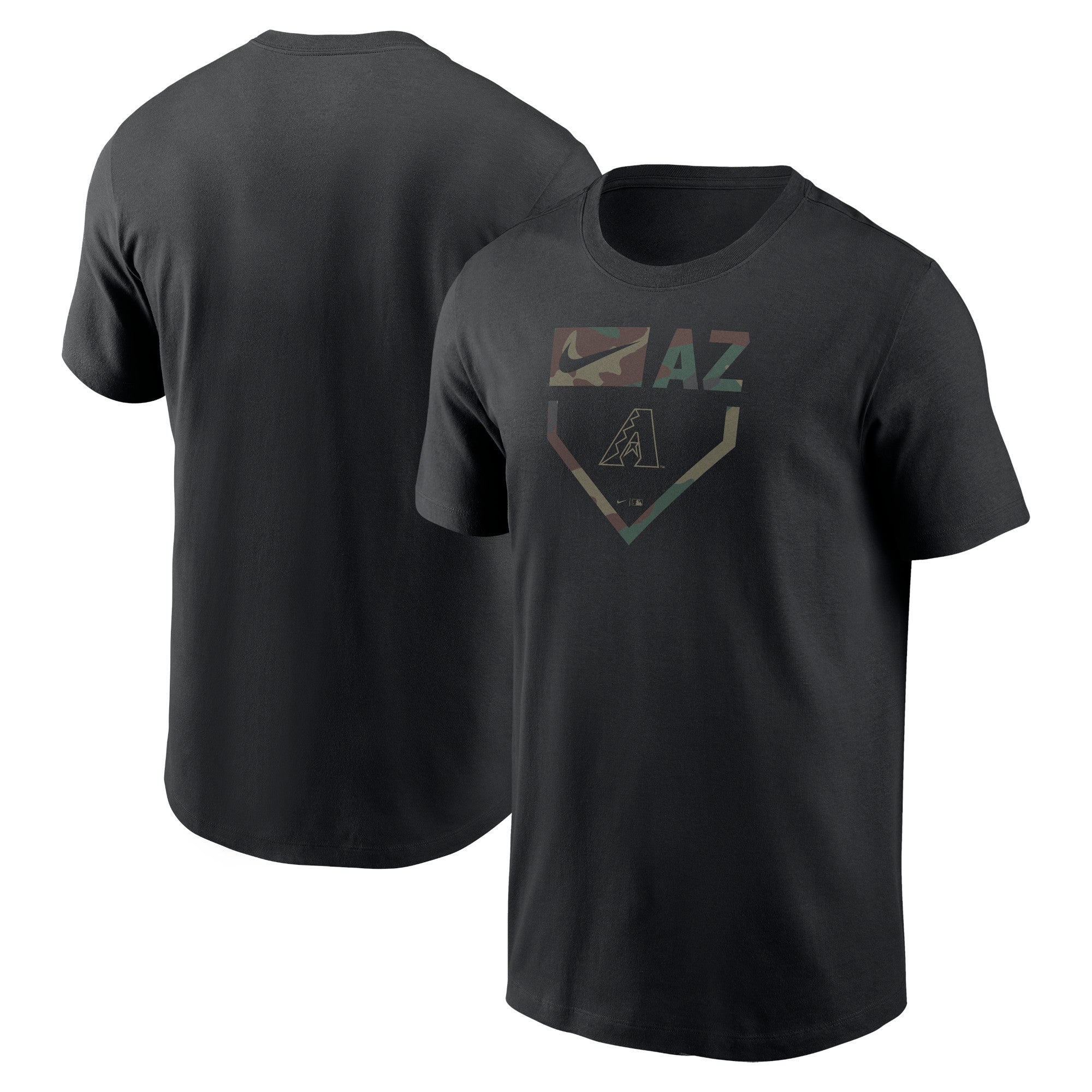 Men's Nike Black Arizona Diamondbacks Camo T-Shirt