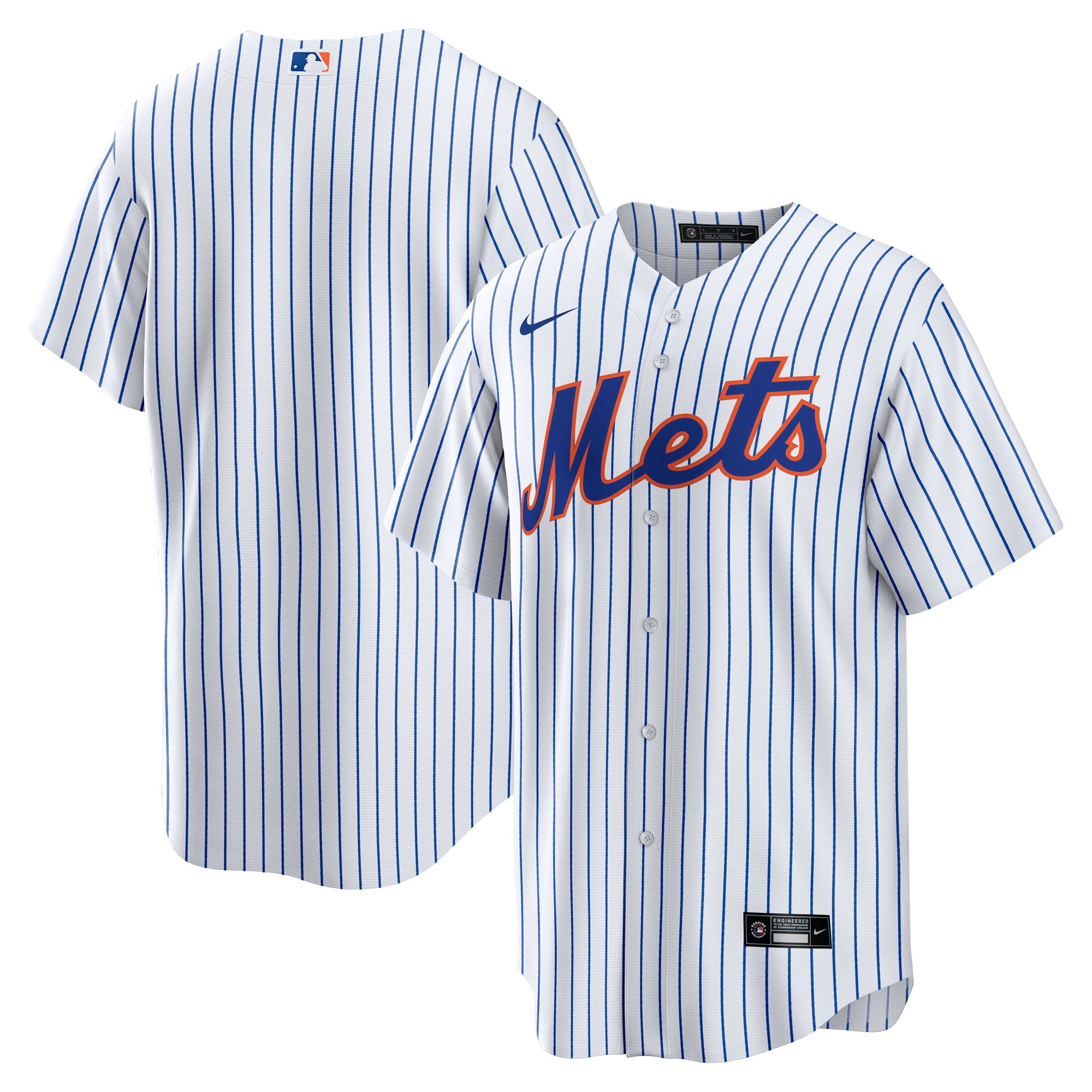 Men's Nike White New York Mets Home Big & Tall Replica Jersey