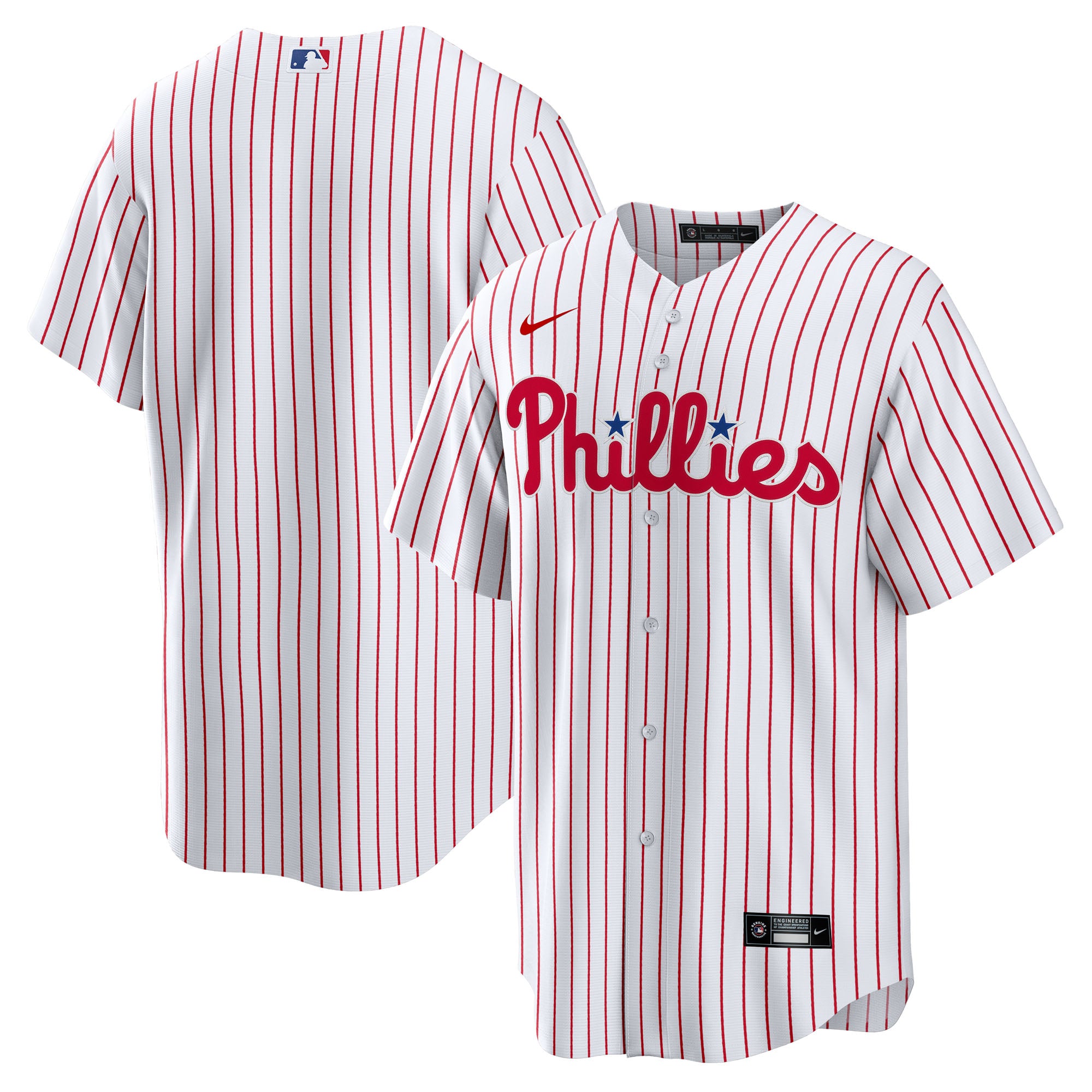 Men's Nike White Philadelphia Phillies Home Big & Tall Replica Jersey